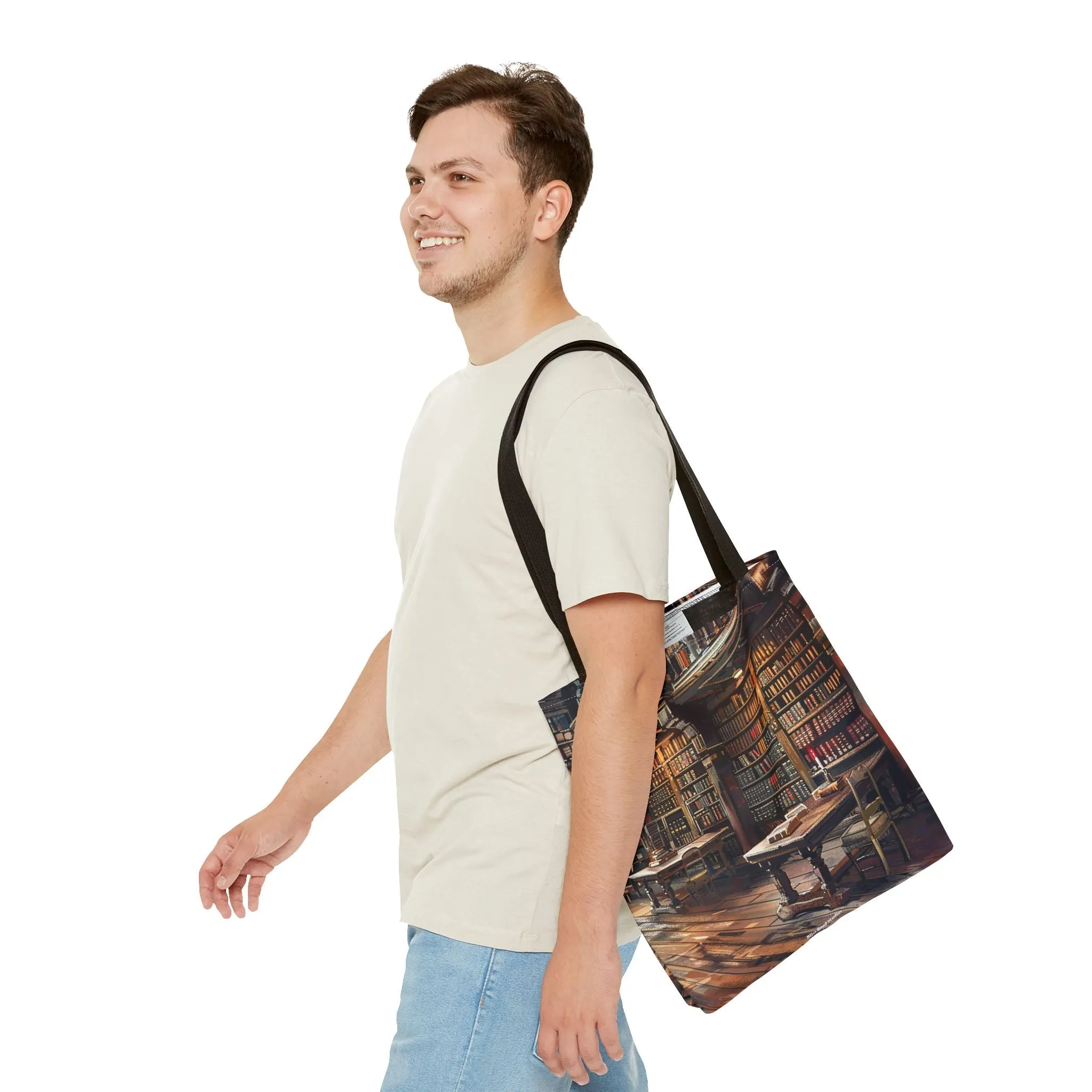 Library Memories Tote Bag - Carry the Magic of Libraries with You! Available in 3 sizes.