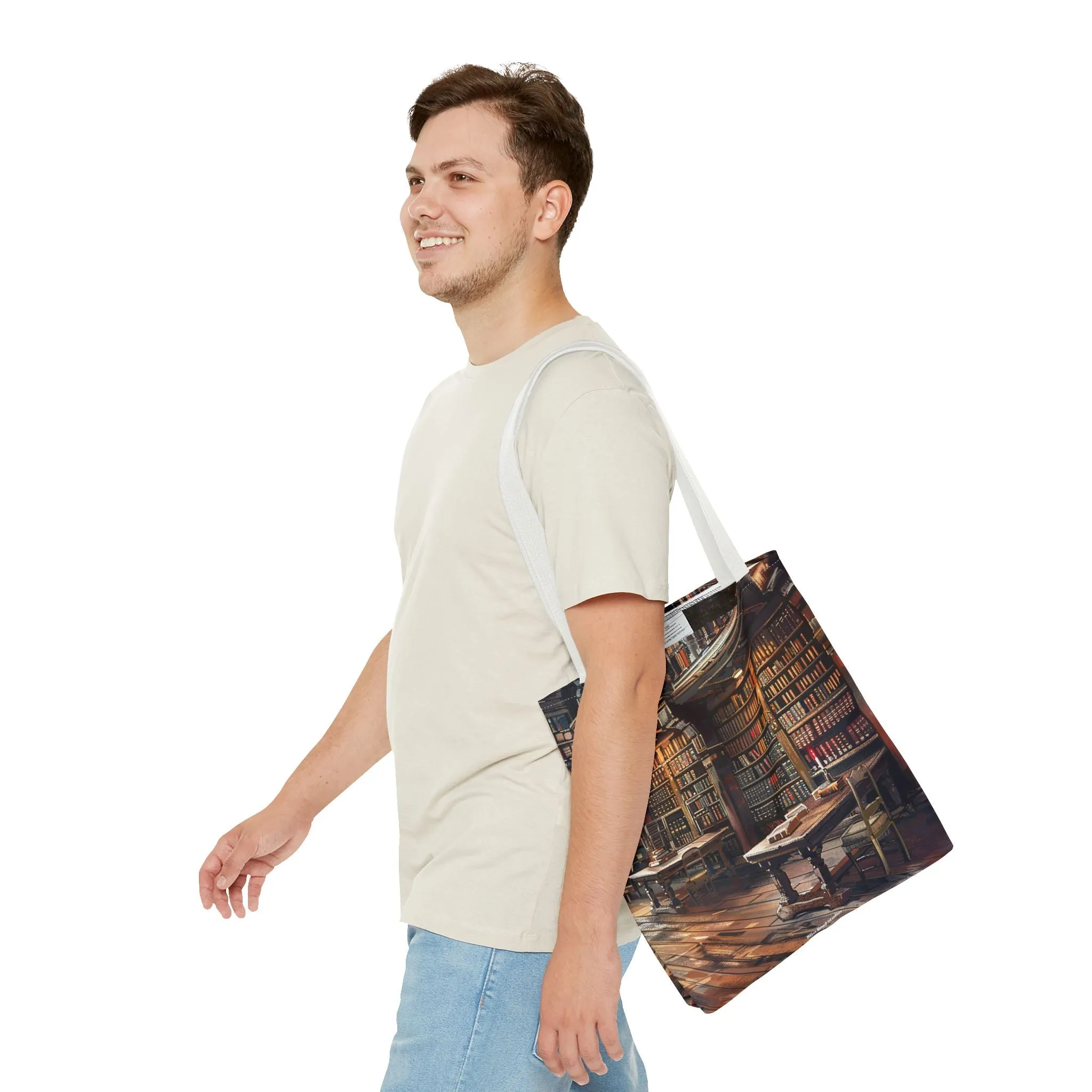 Library Memories Tote Bag - Carry the Magic of Libraries with You! Available in 3 sizes.