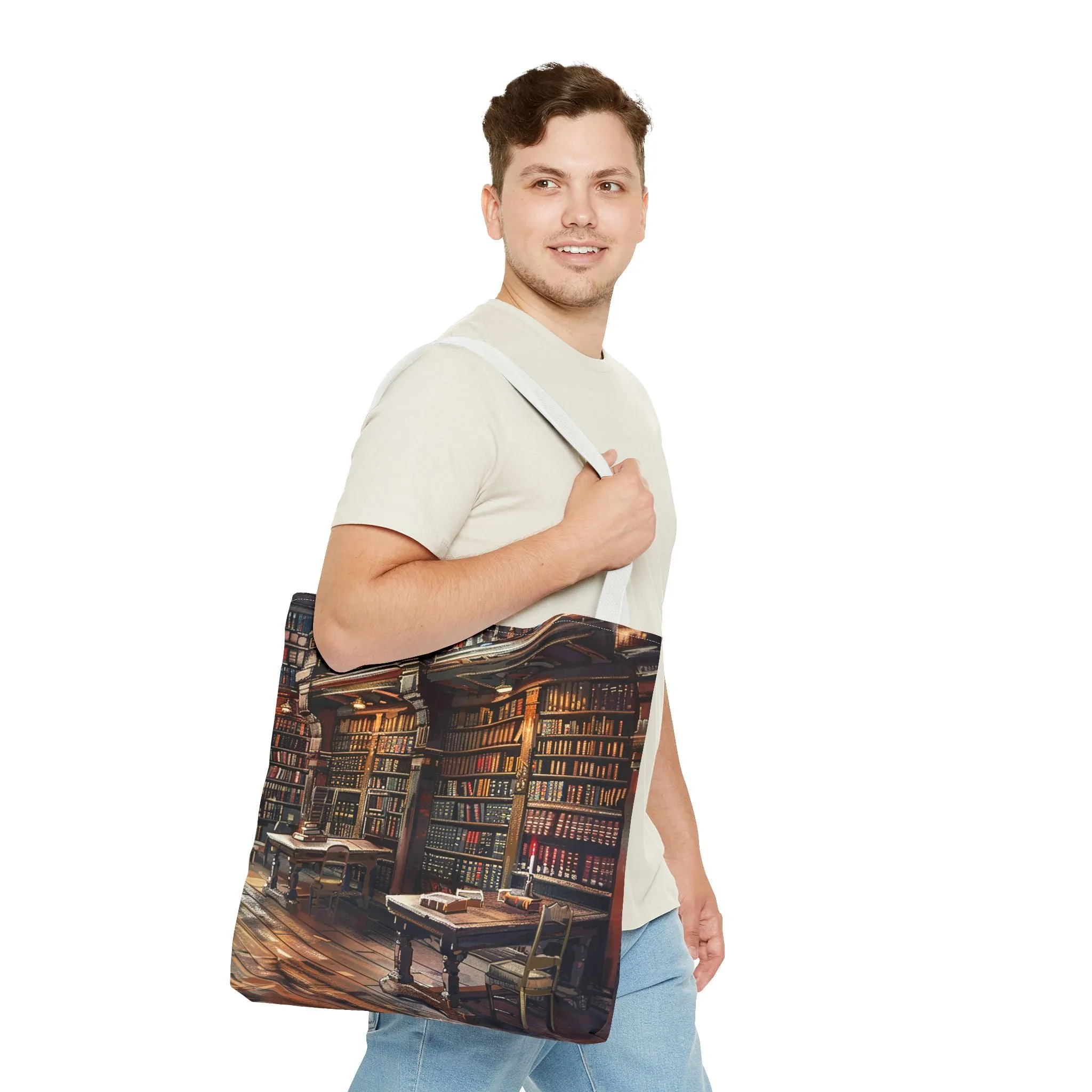Library Memories Tote Bag - Carry the Magic of Libraries with You! Available in 3 sizes.