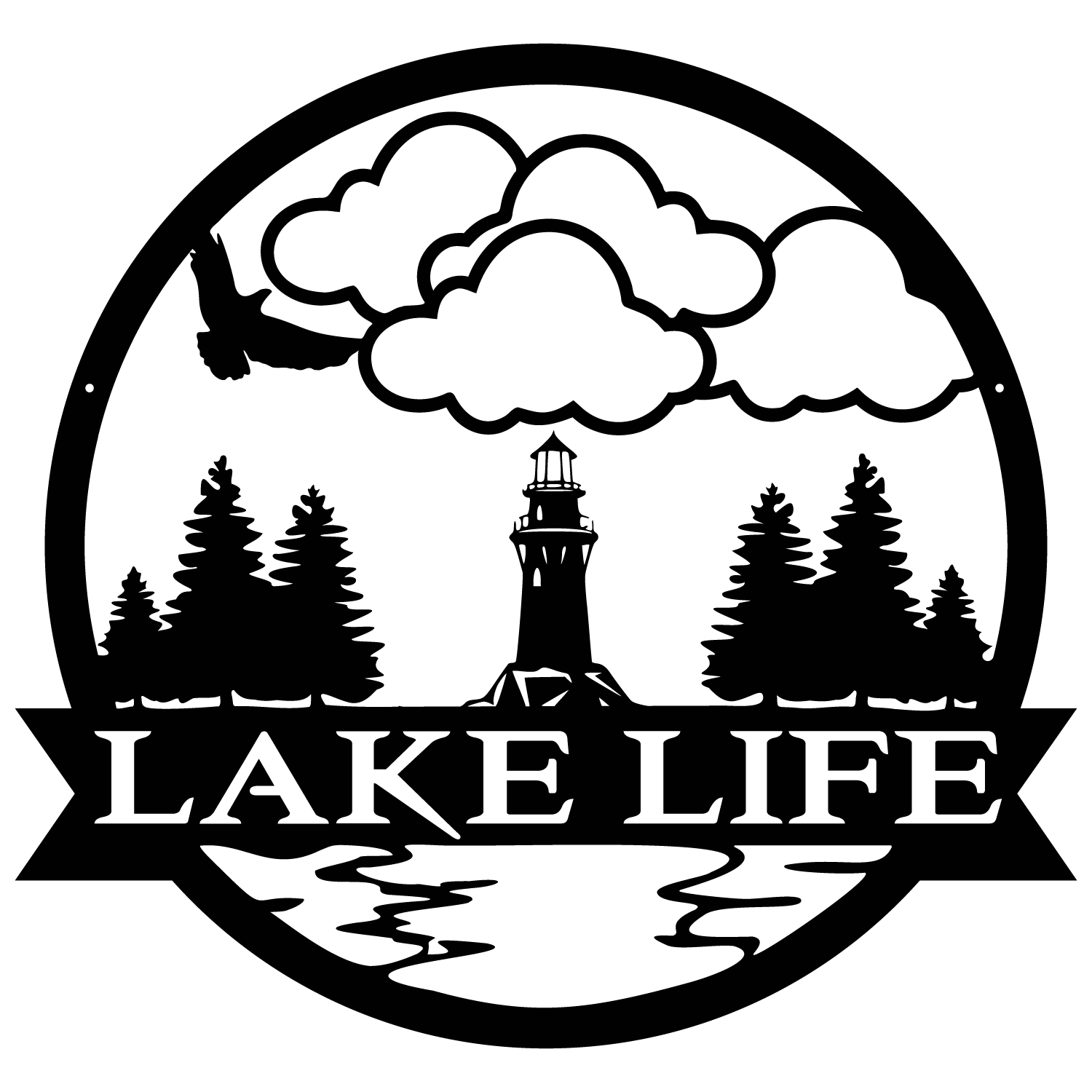 LIGHTHOUSE OUTDOOR MONOGRAM