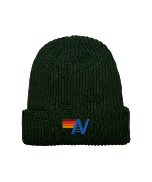 LOGO RIB BEANIE - OLIVE