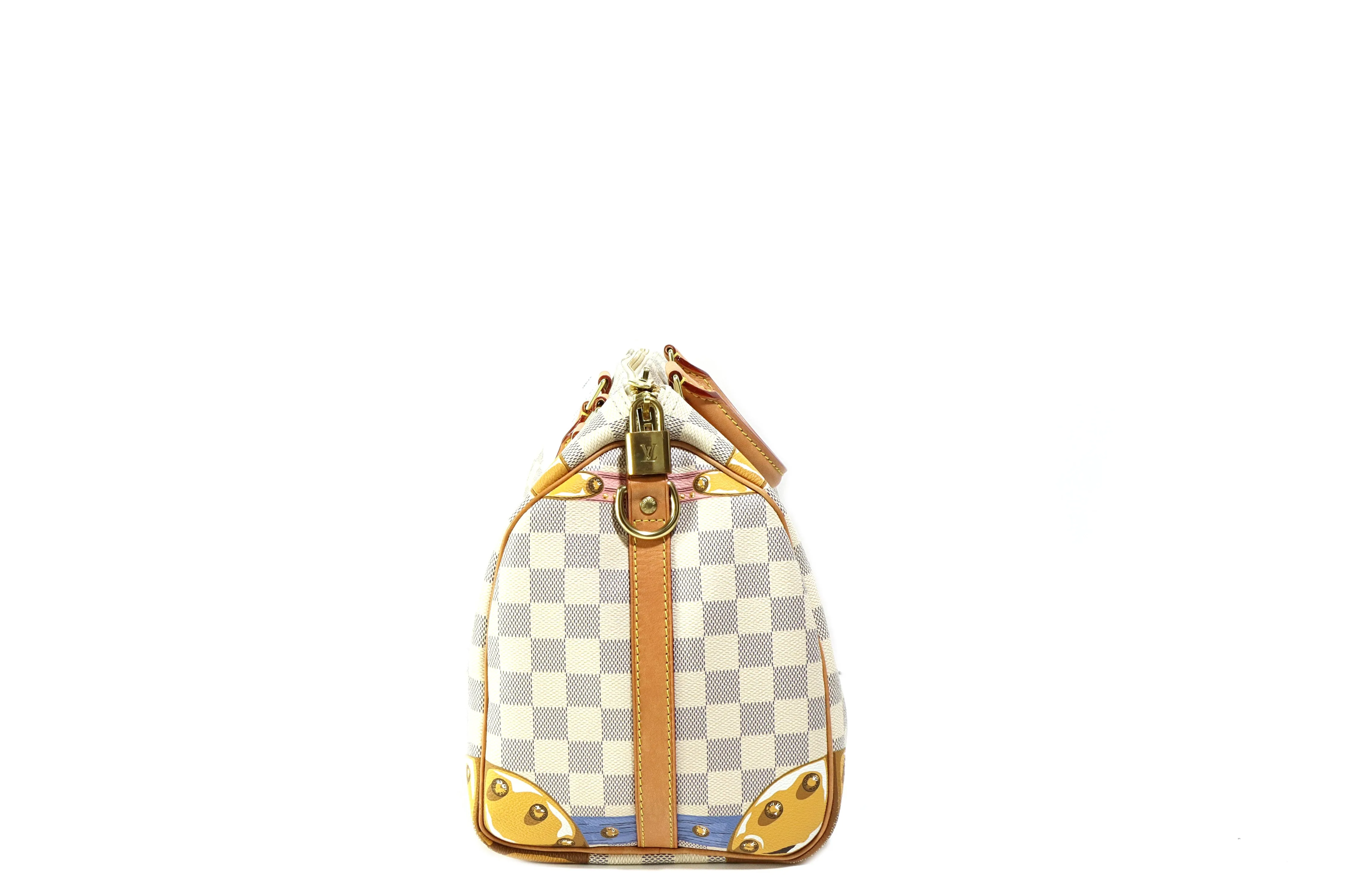 Louis Vuitton Damier Azur Trunks Speedy 30