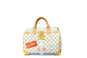 Louis Vuitton Damier Azur Trunks Speedy 30