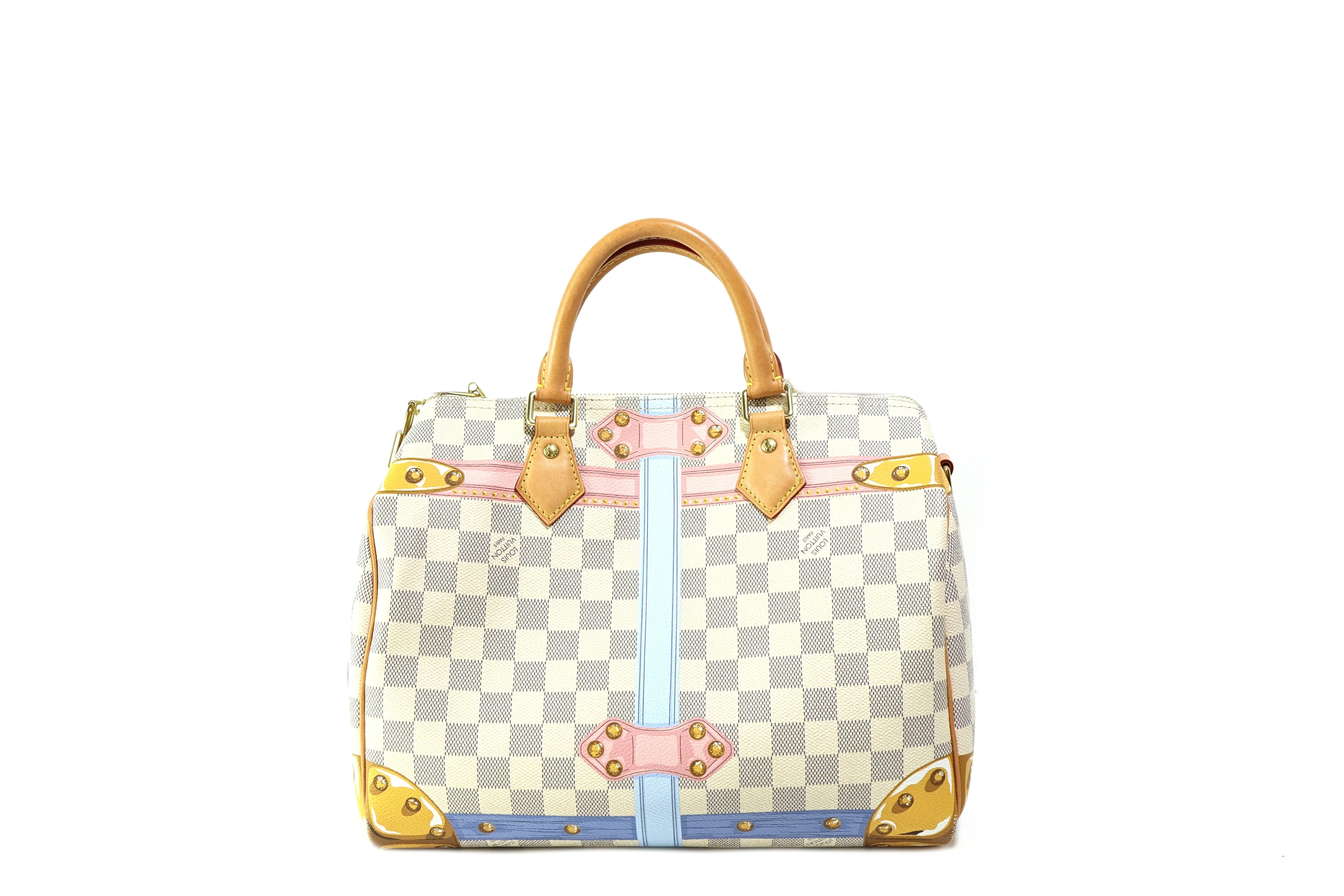 Louis Vuitton Damier Azur Trunks Speedy 30