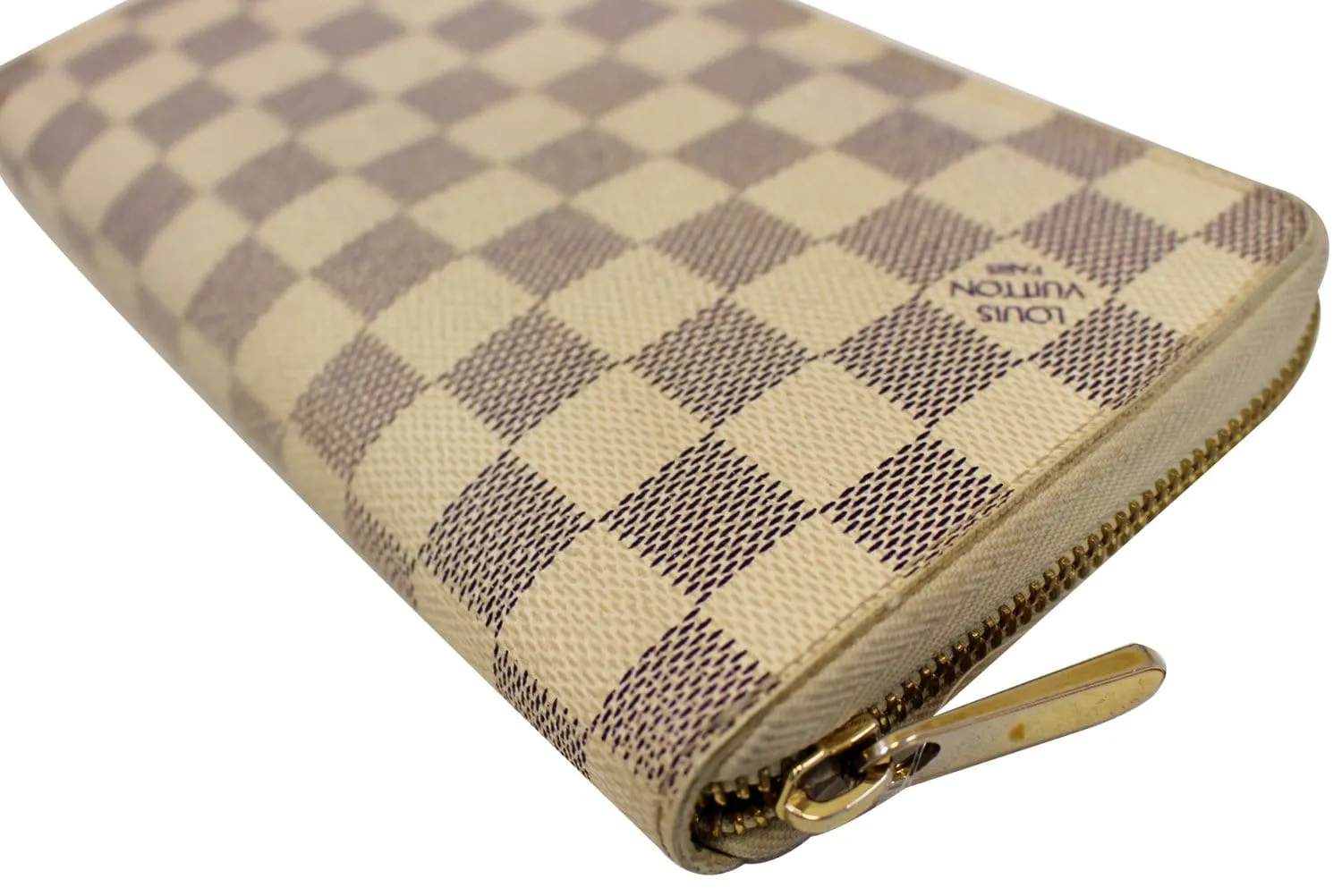 LOUIS VUITTON Damier Azur Zippy Organizer Wallet