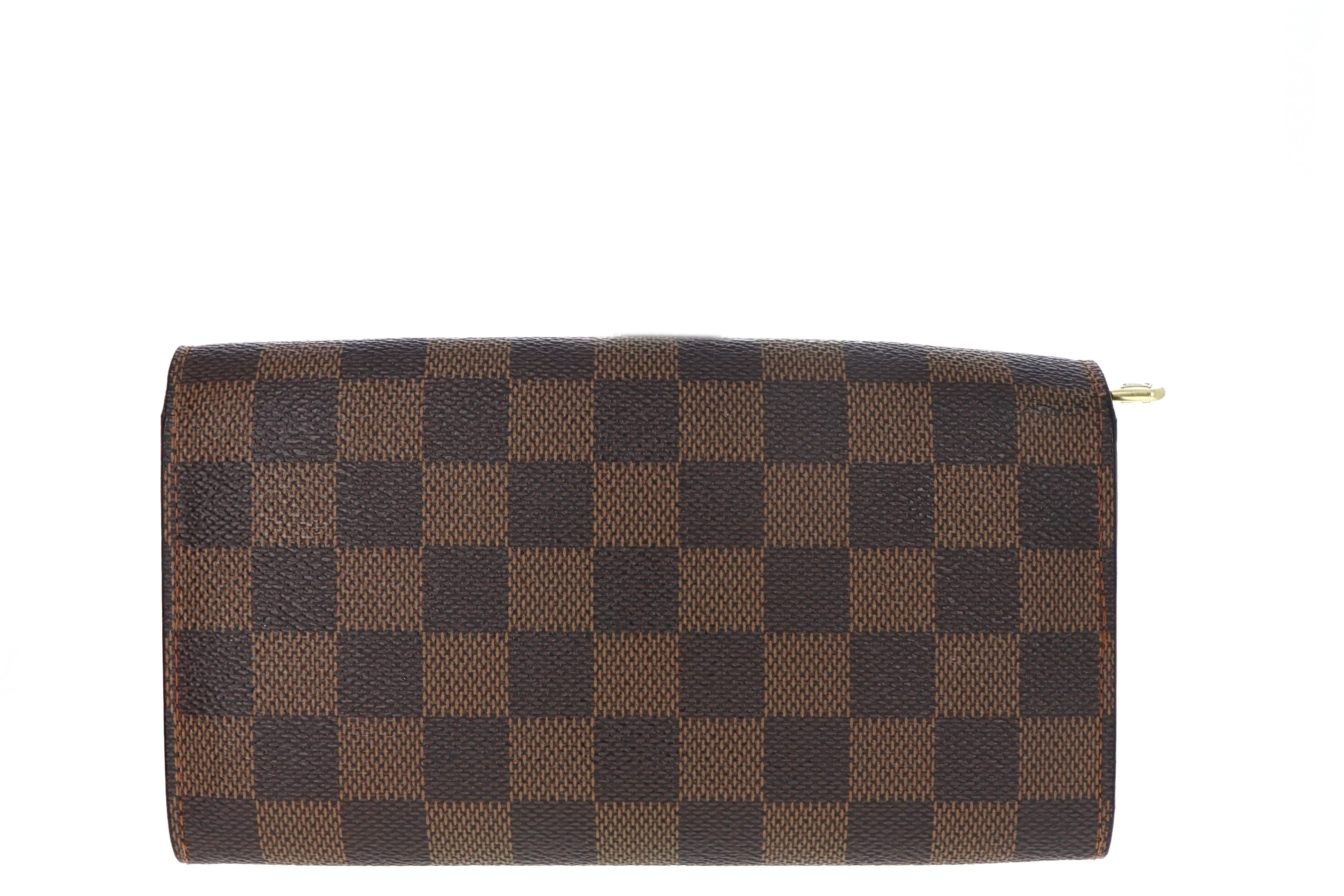 Louis Vuitton Damier Ebene Sarah Wallet