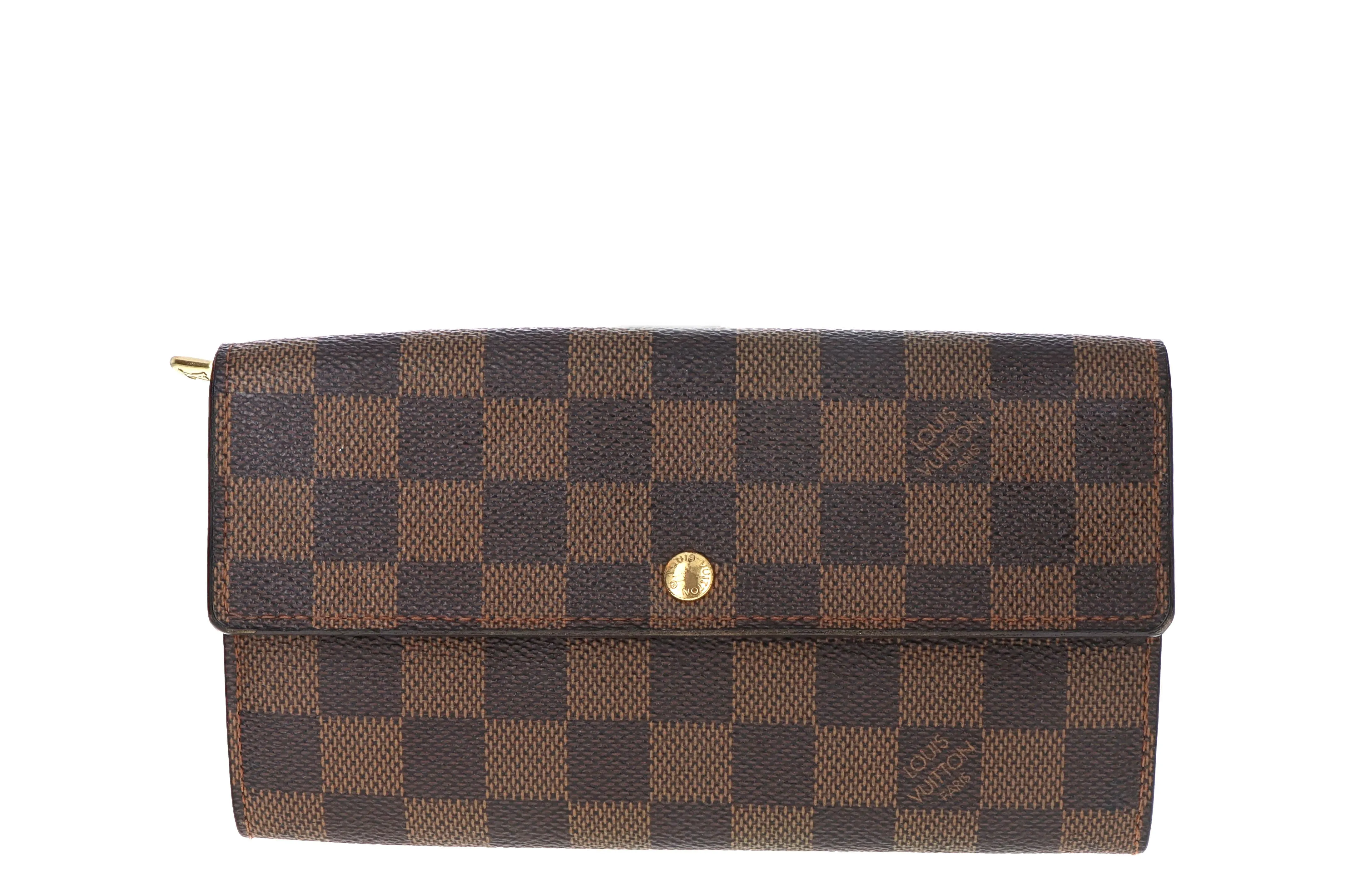 Louis Vuitton Damier Ebene Sarah Wallet