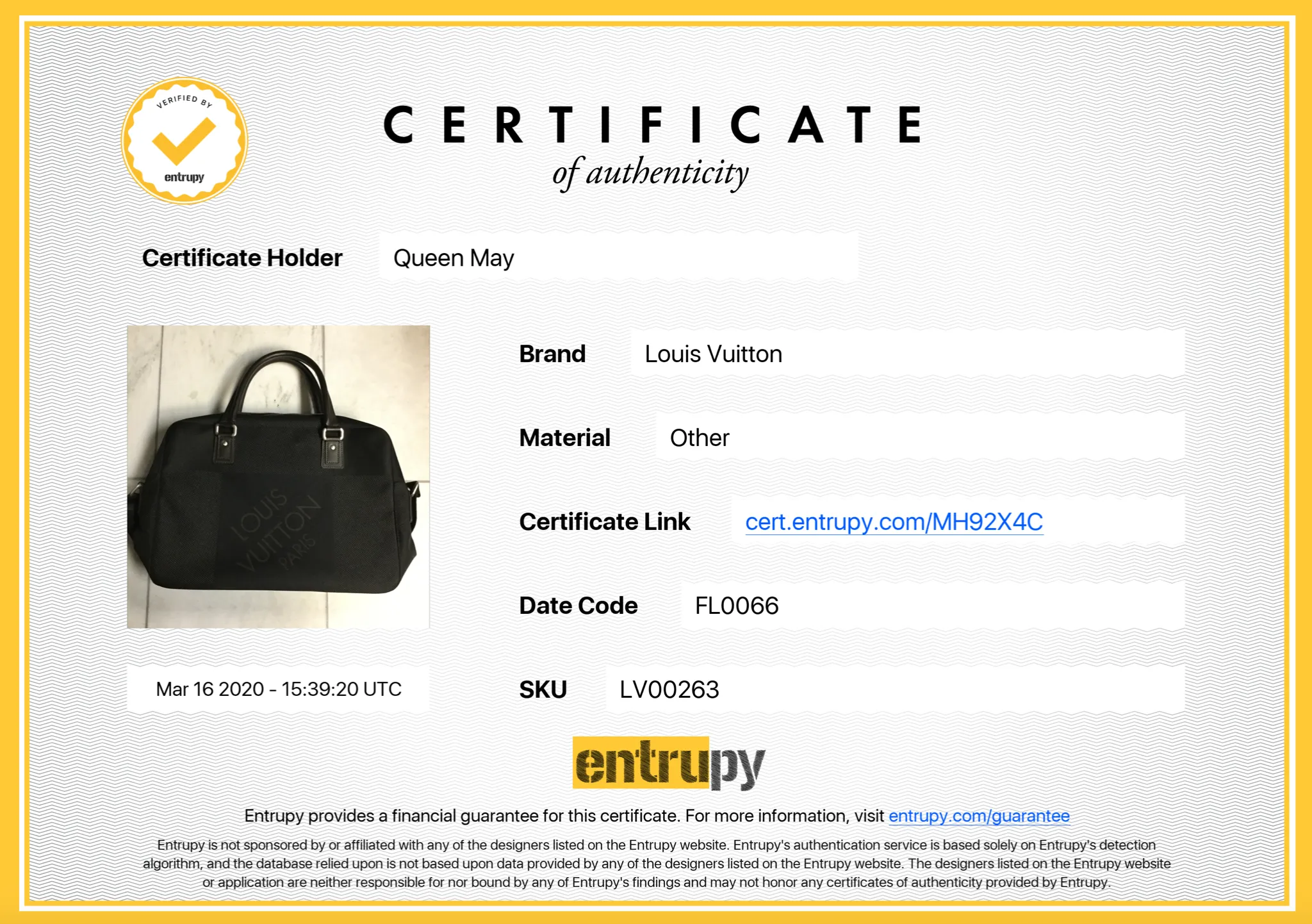 Louis Vuitton Damier Geant Associe PM