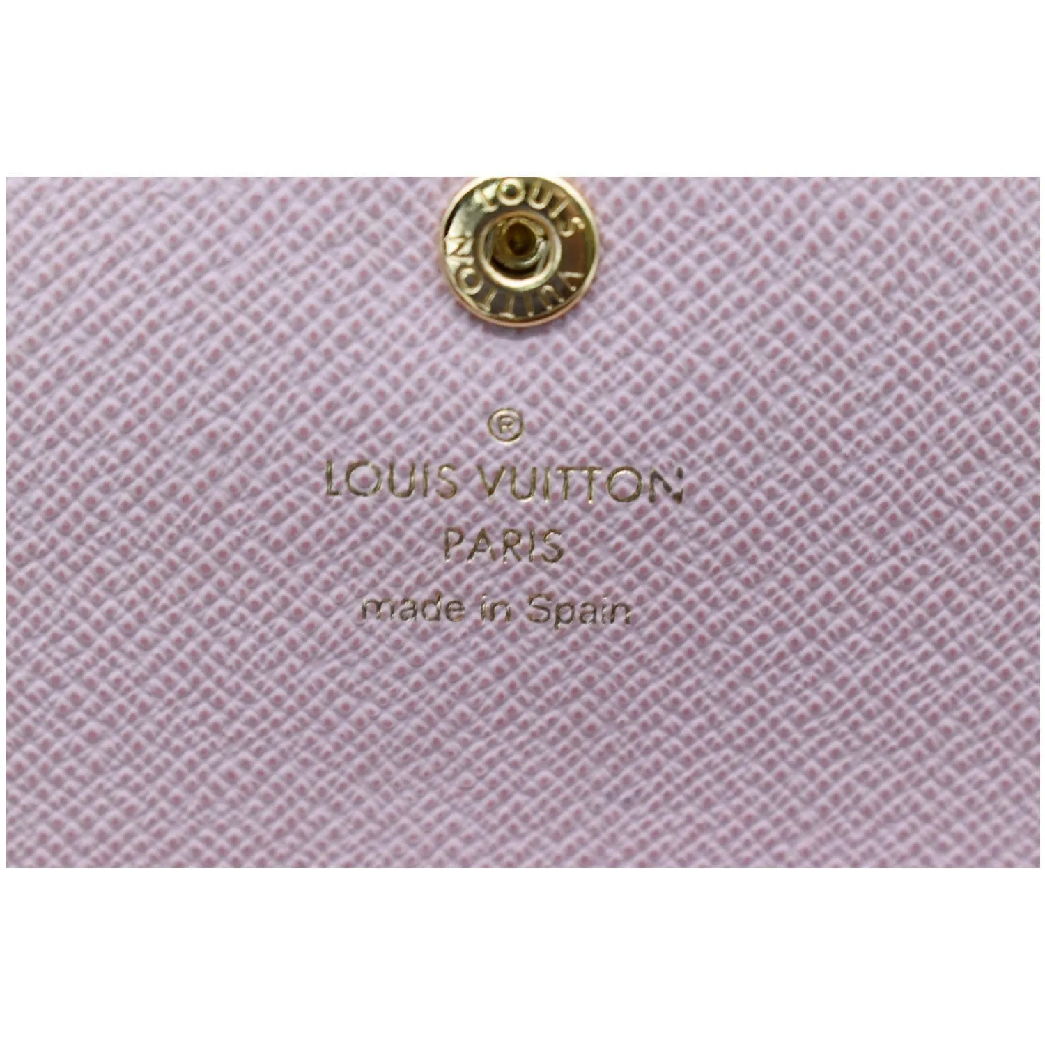 LOUIS VUITTON Emilie Damier Ebene Wallet Brown