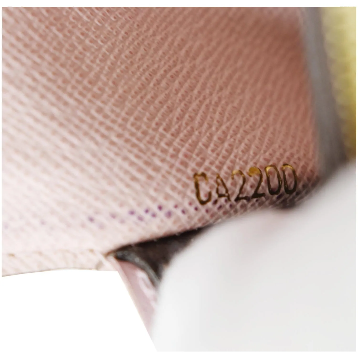 LOUIS VUITTON Emilie Damier Ebene Wallet Brown
