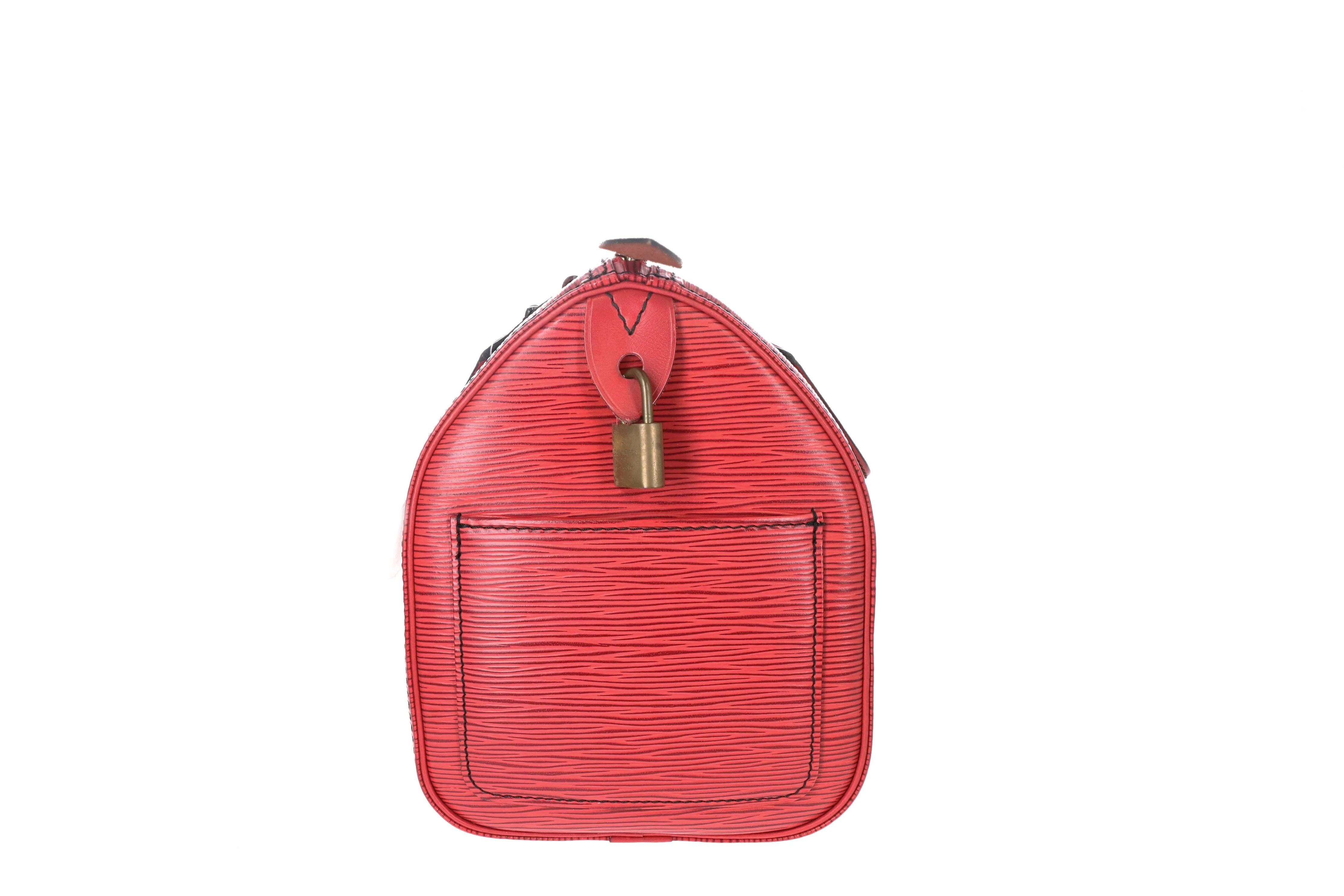 Louis Vuitton Epi Red Speedy 25