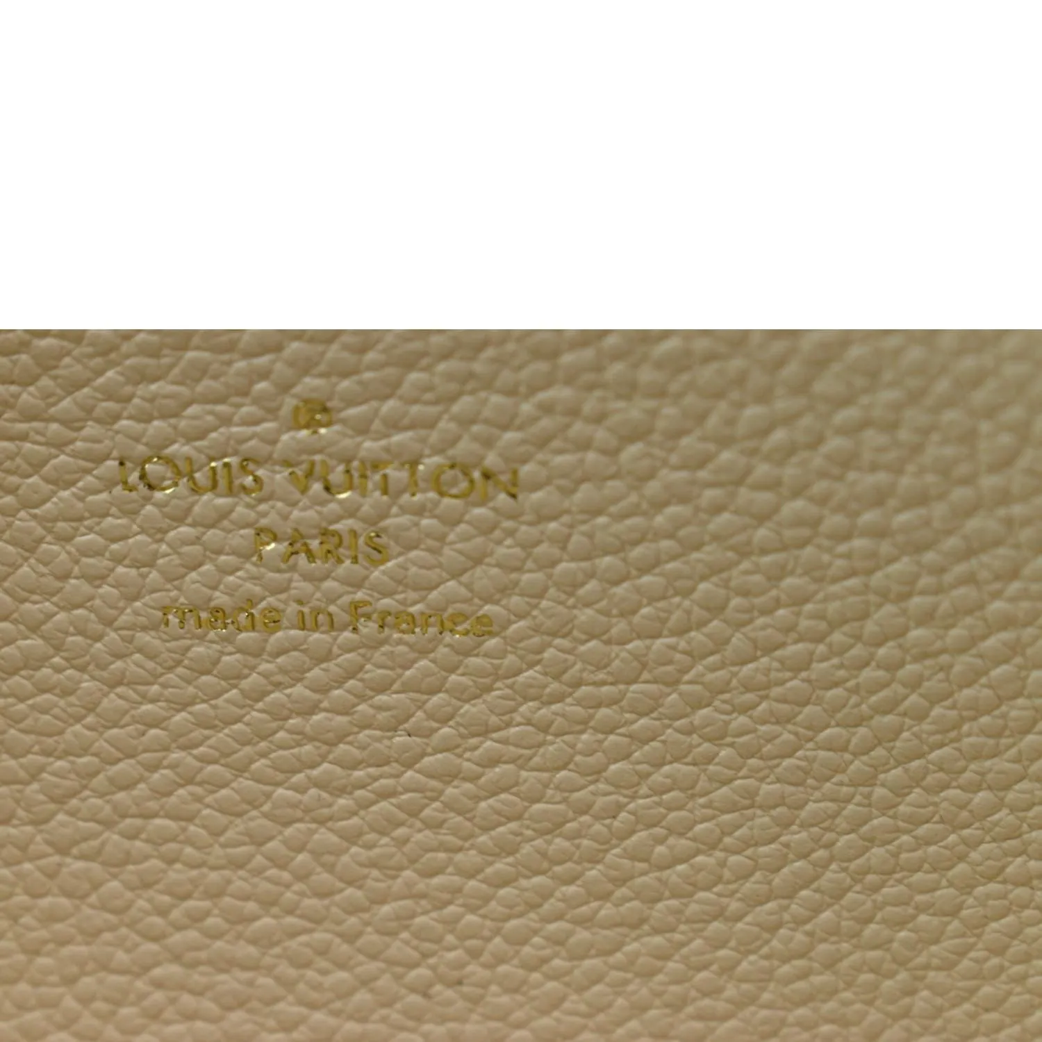 LOUIS VUITTON Felicie Pochette Insert Empreinte Zippy Wallet Bicolor