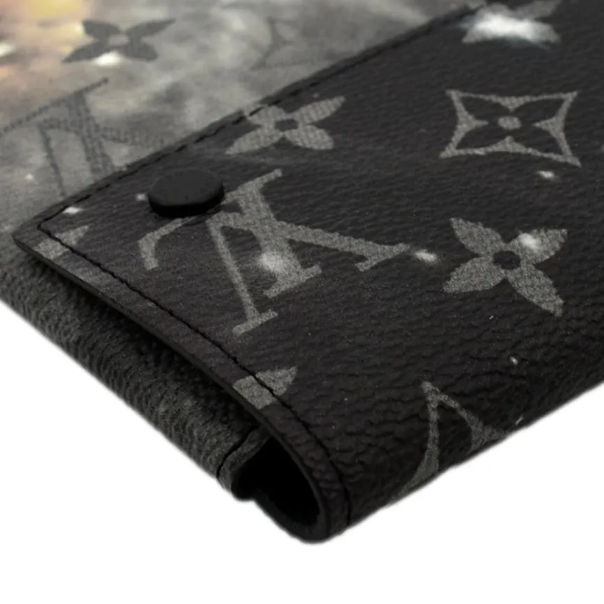 LOUIS VUITTON Galaxy Pochette Monogram Canvas Pouch Grey