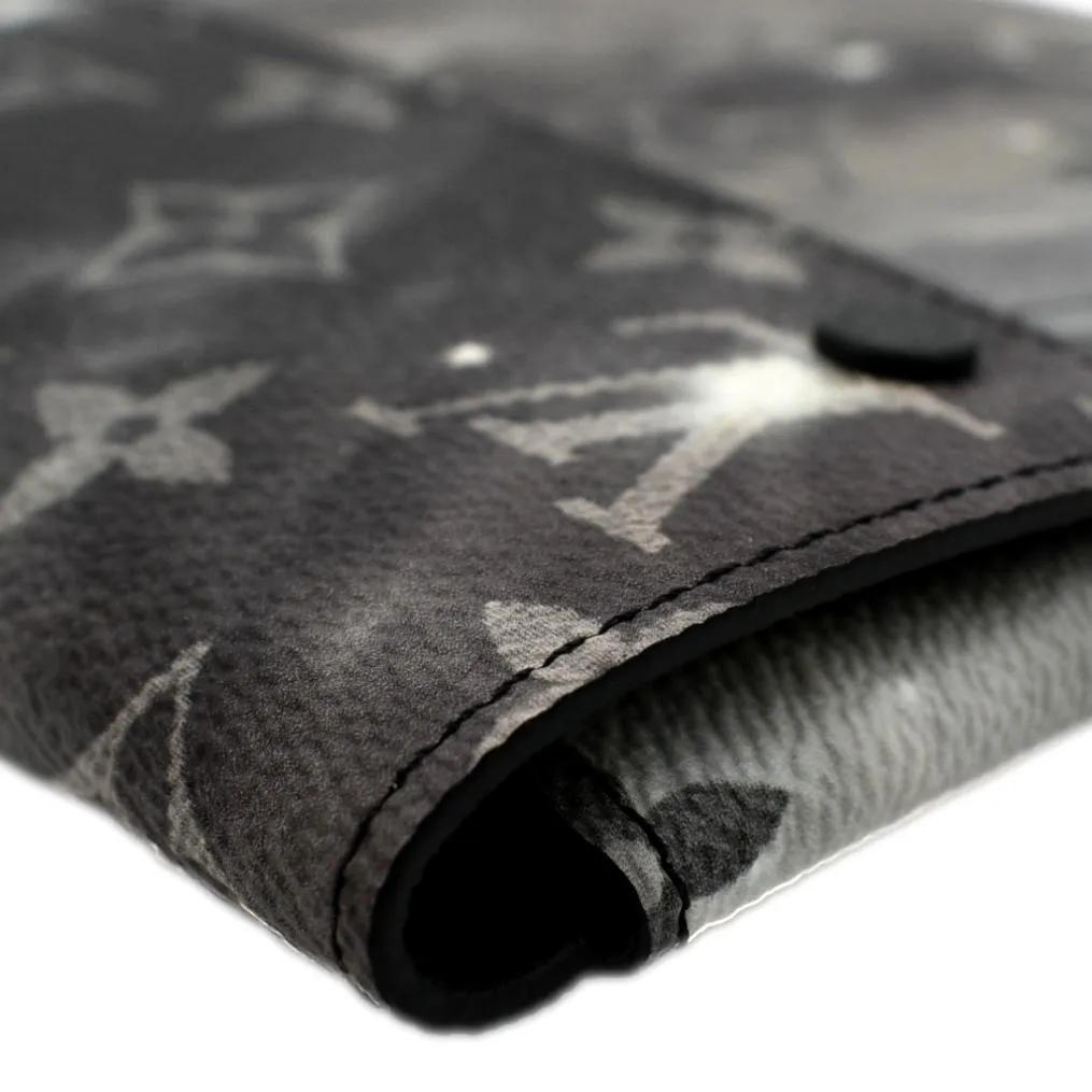 LOUIS VUITTON Galaxy Pochette Monogram Canvas Pouch Grey