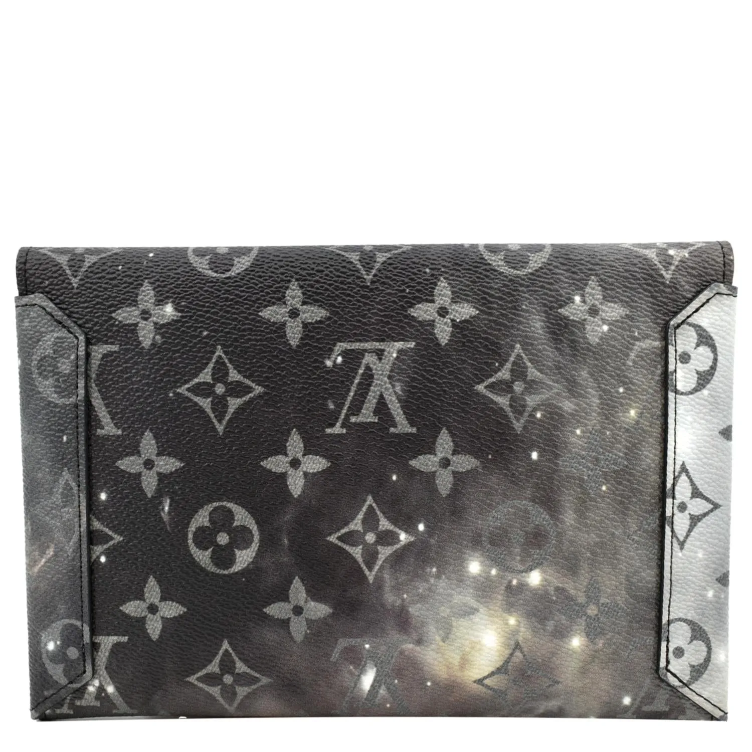 LOUIS VUITTON Galaxy Pochette Monogram Canvas Pouch Grey