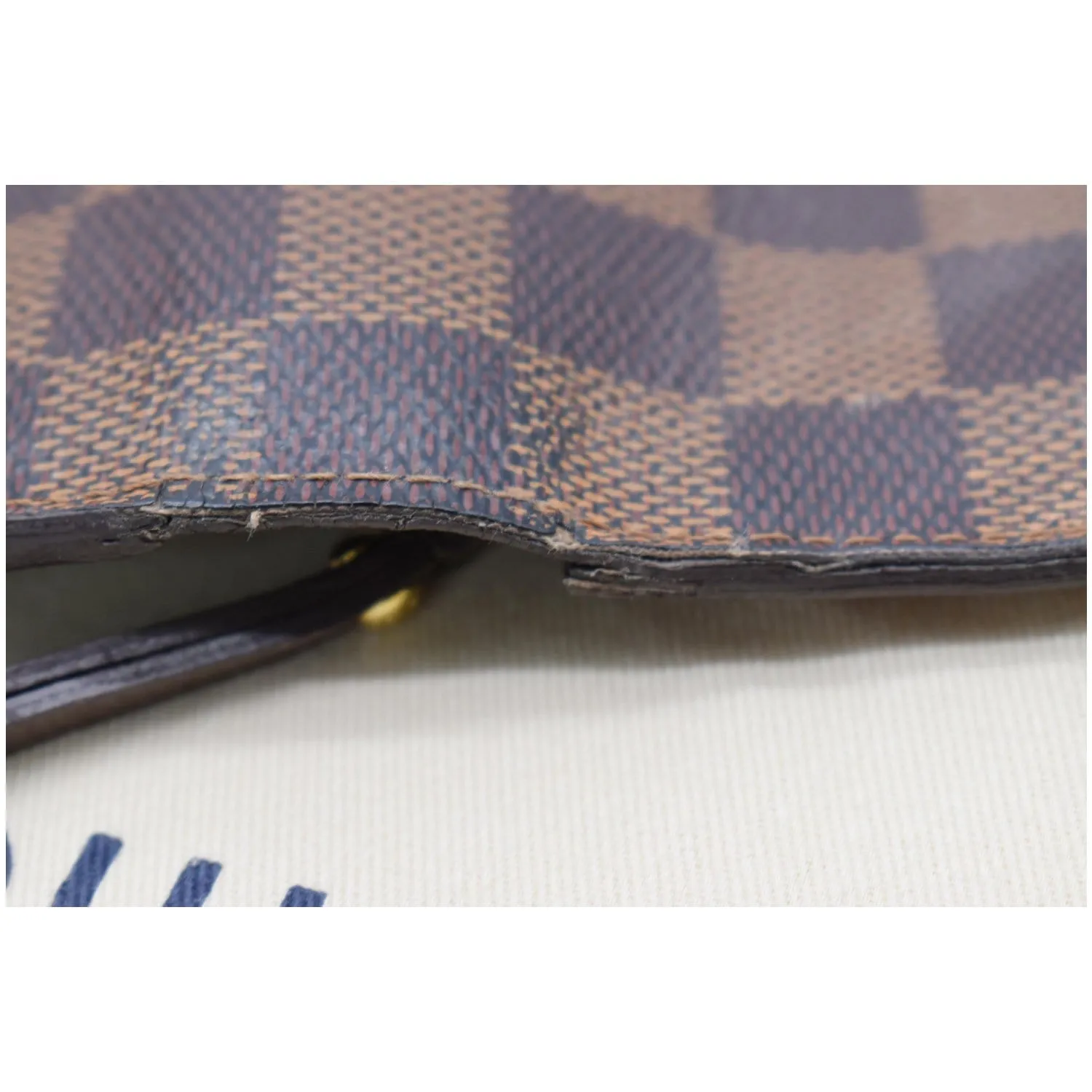 LOUIS VUITTON Insolite Damier Ebene Wallet Brown