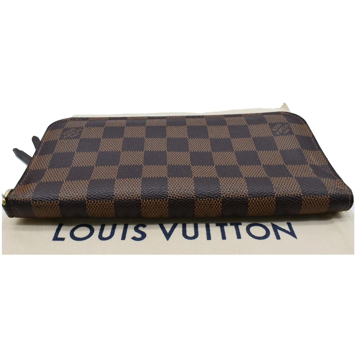 LOUIS VUITTON Insolite Damier Ebene Wallet Brown