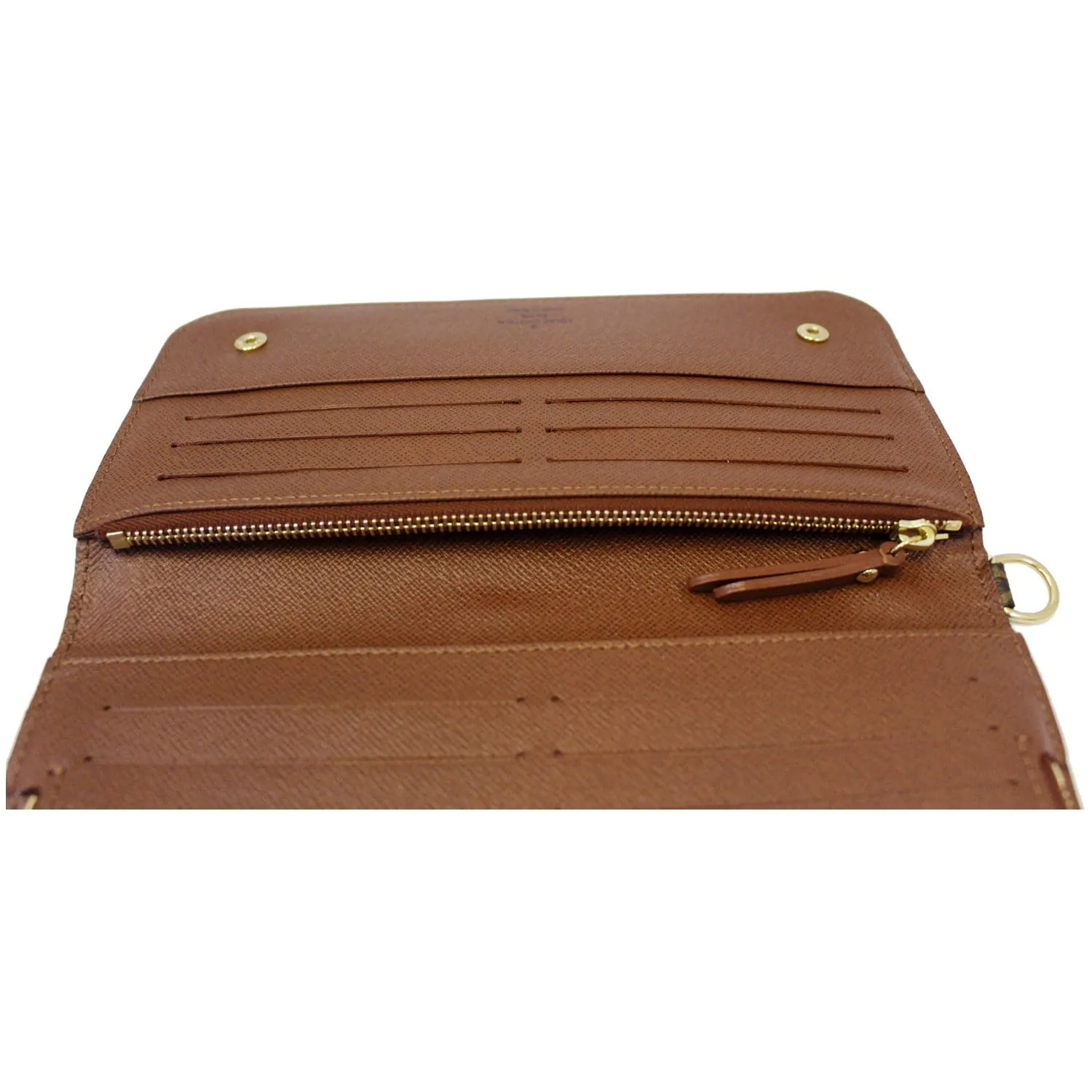 LOUIS VUITTON Insolite Monogram Canvas Organizer Wallet Brown