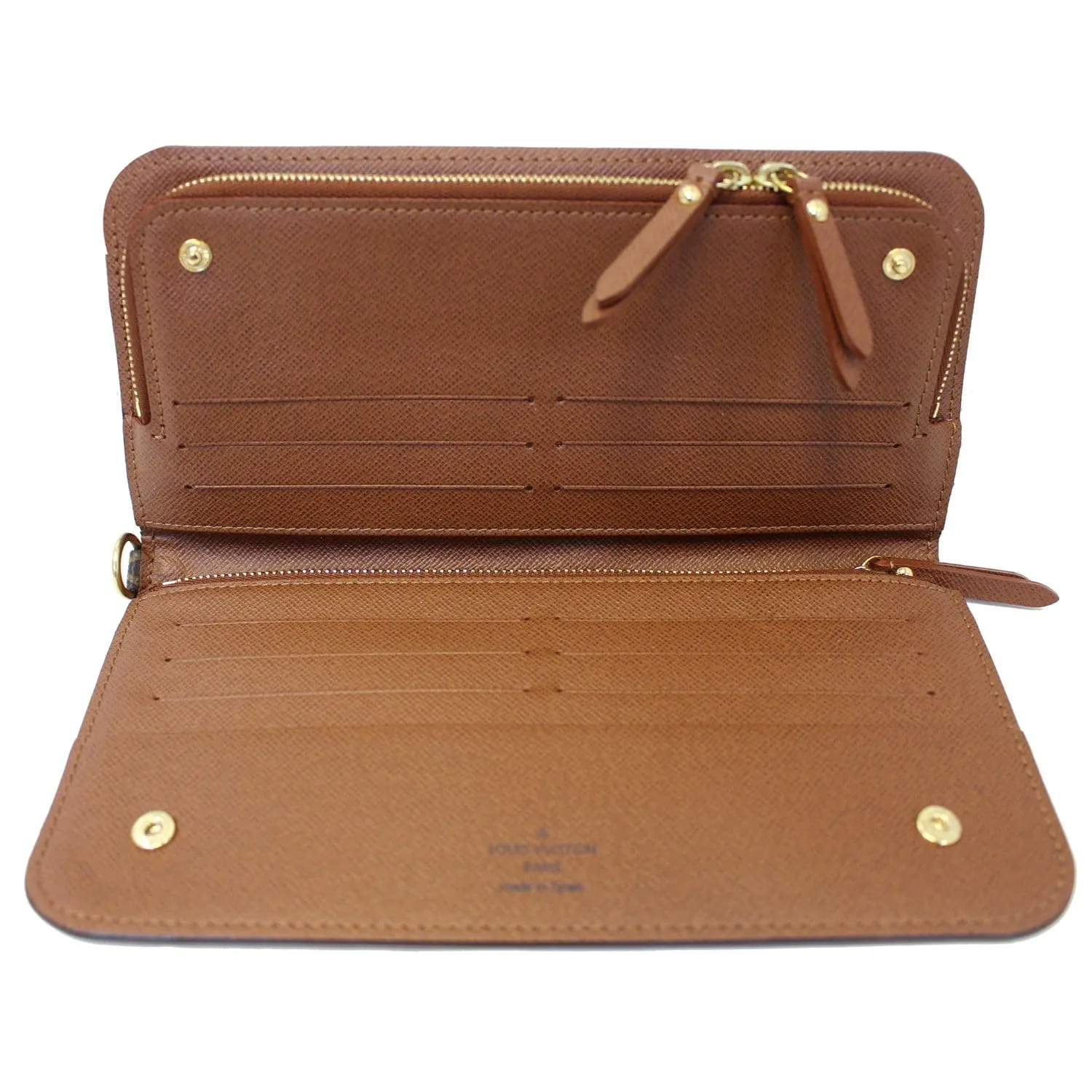 LOUIS VUITTON Insolite Monogram Canvas Organizer Wallet Brown