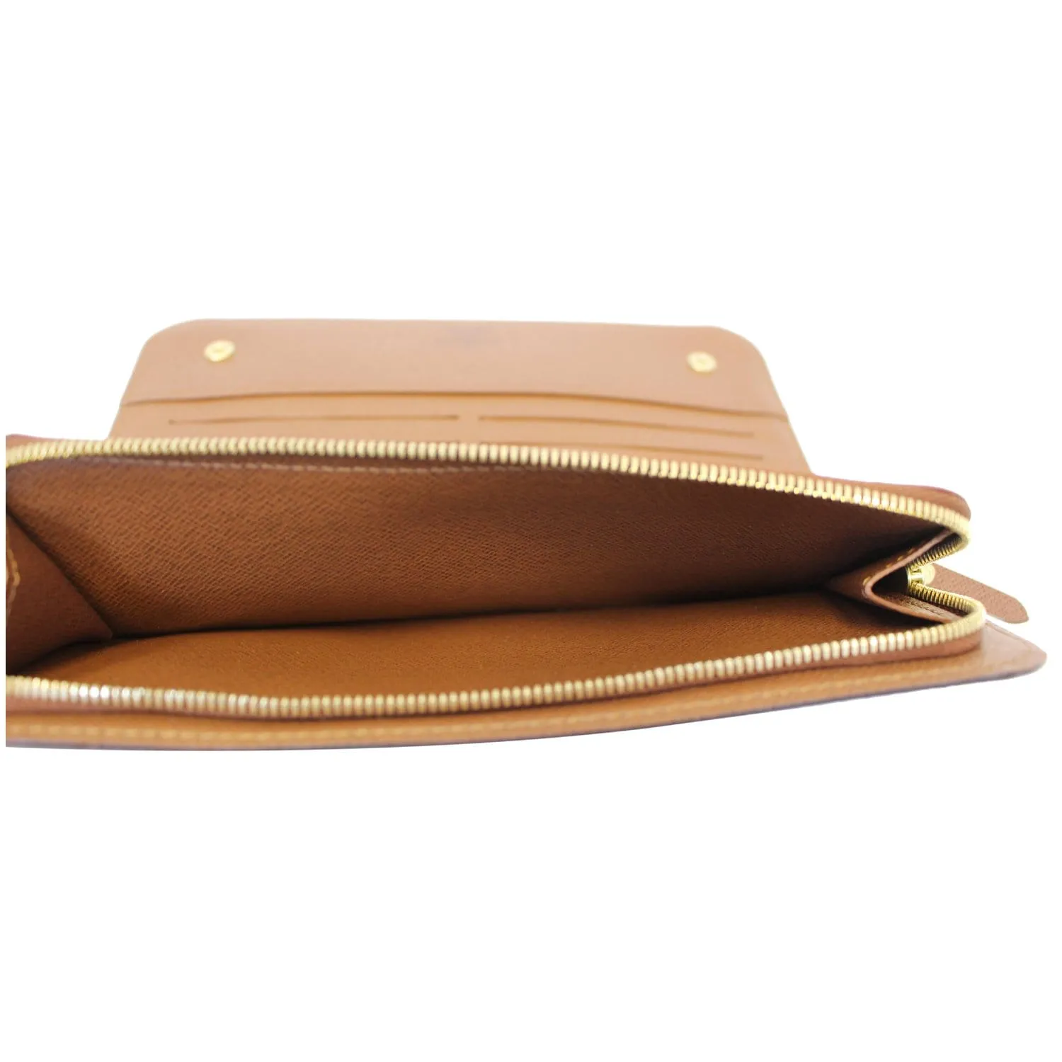 LOUIS VUITTON Insolite Monogram Canvas Organizer Wallet Brown