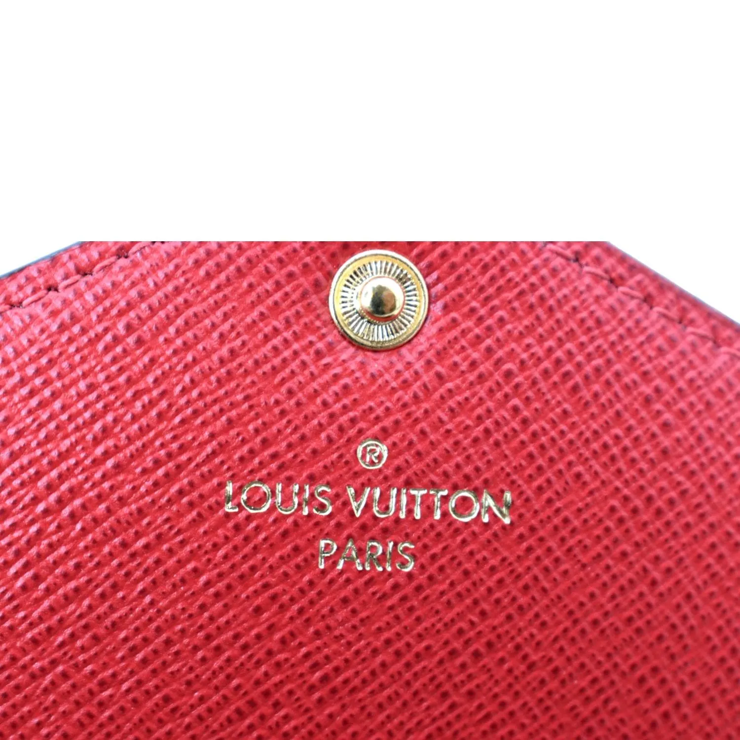 LOUIS VUITTON Josephine Damier Ebene Wallet Brown