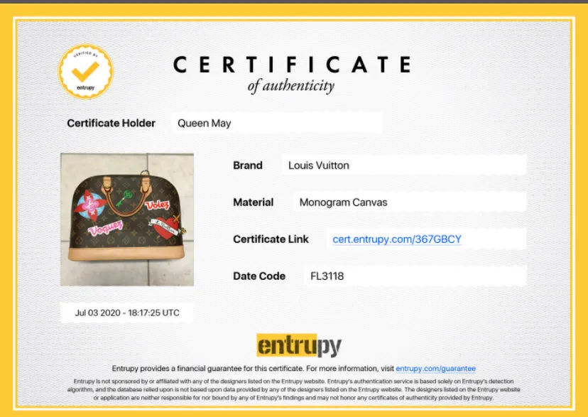 Louis Vuitton Limited Edition Patches Alma