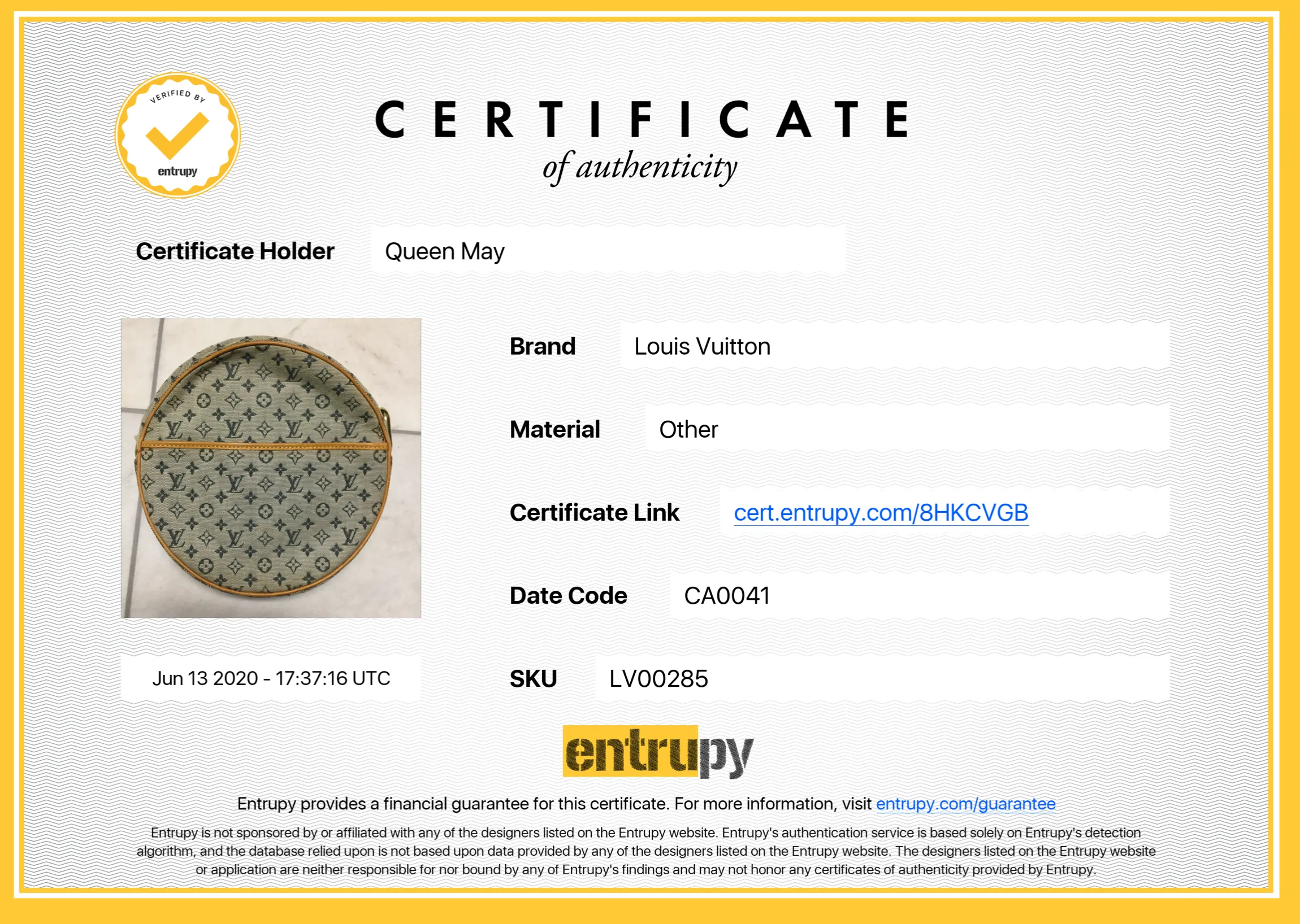 Louis Vuitton Mini Lin Jeanne GM Circle Crossbody