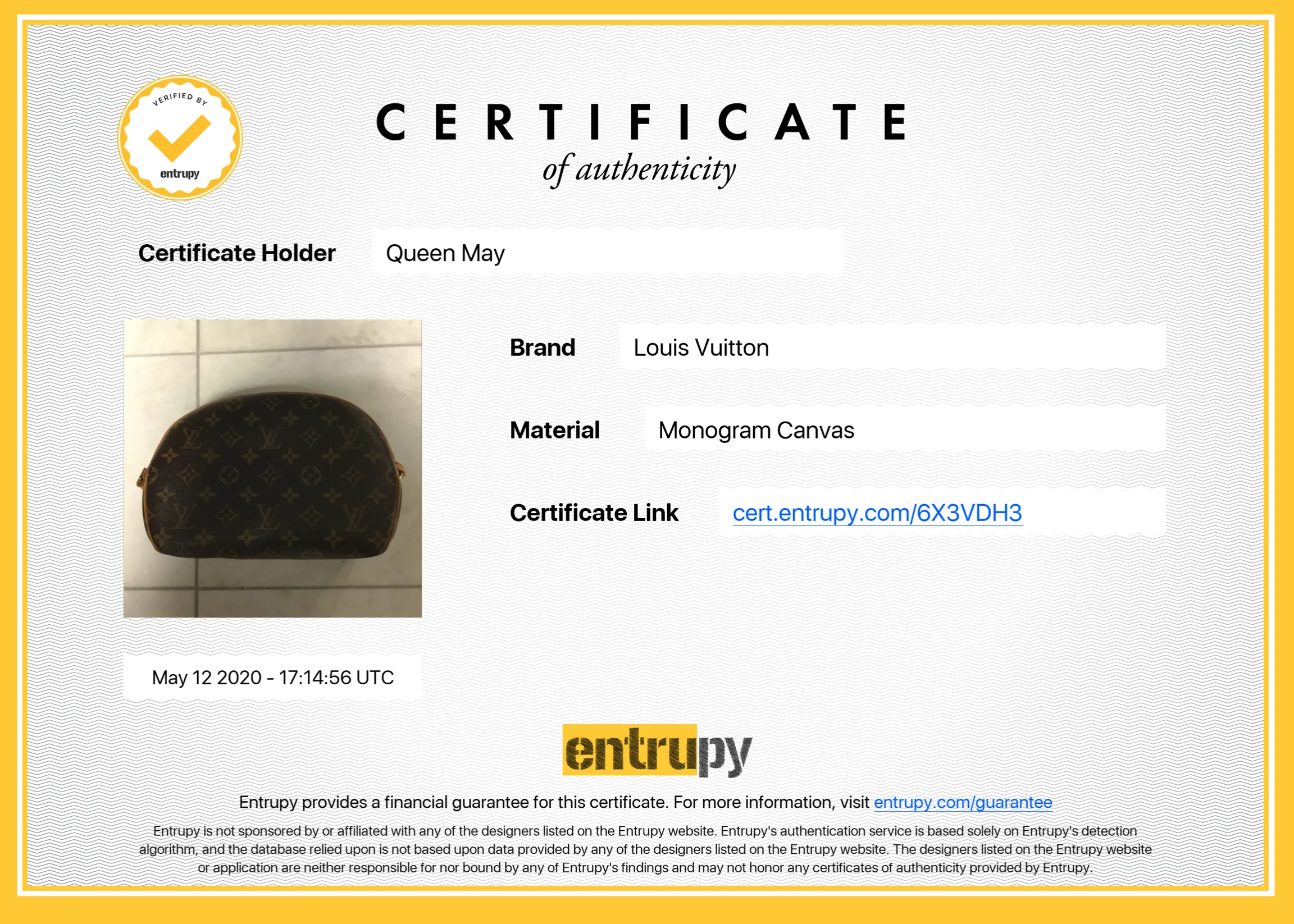 Louis Vuitton Monogram Blois Bag