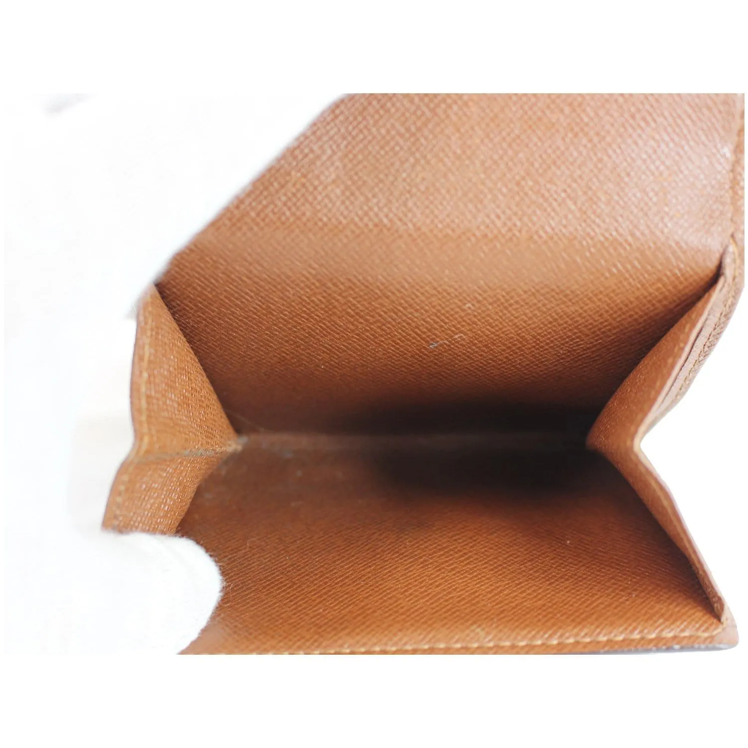 LOUIS VUITTON Monogram Canvas Elise Bifold Wallet Brown