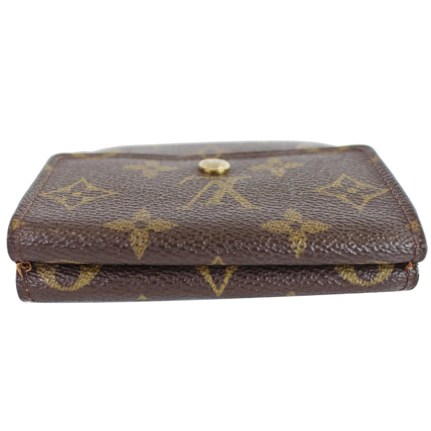 LOUIS VUITTON Monogram Canvas Elise Bifold Wallet Brown