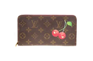 Louis Vuitton Monogram Cerises Porte-Monnaie Zippy Wallet