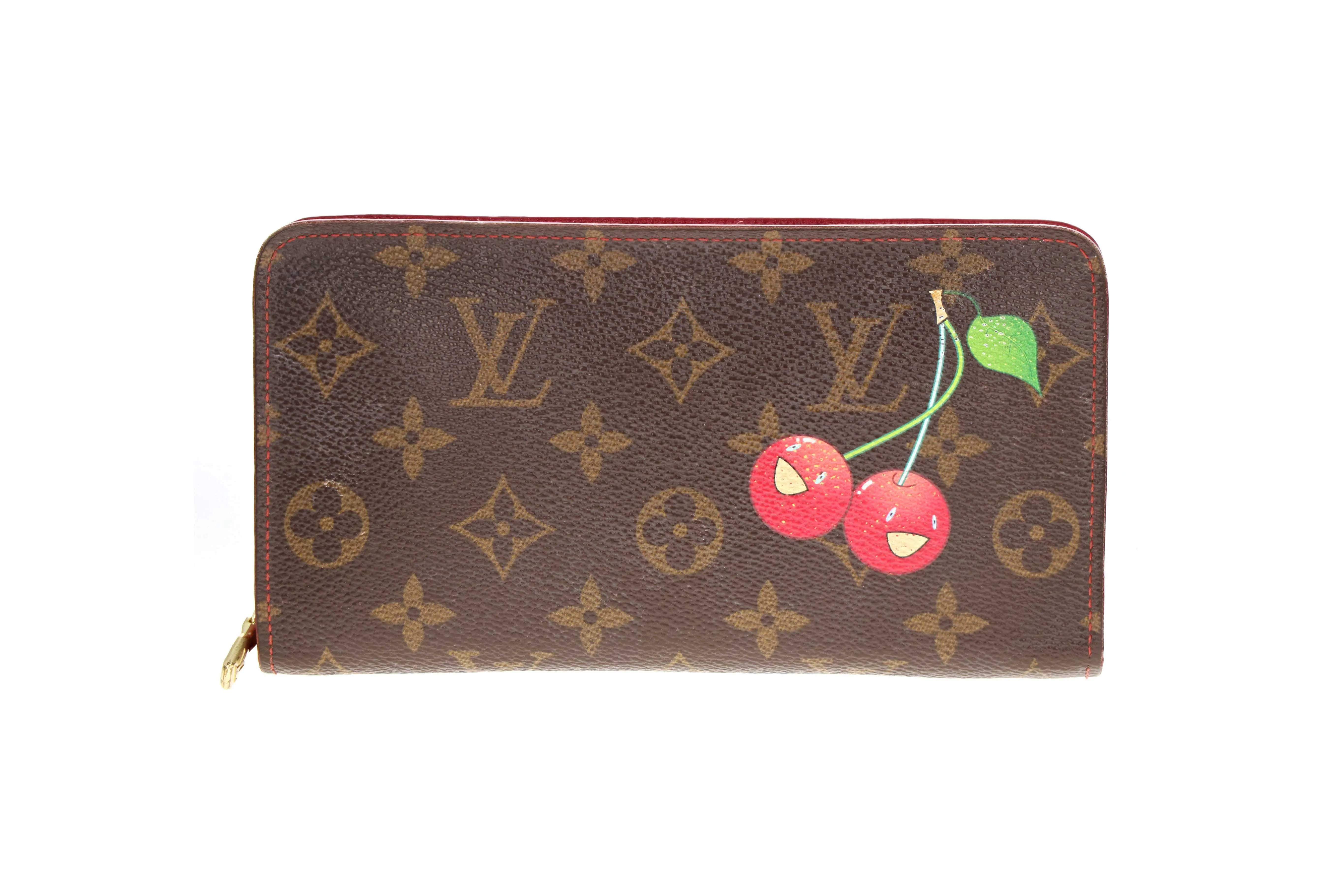 Louis Vuitton Monogram Cerises Porte-Monnaie Zippy Wallet