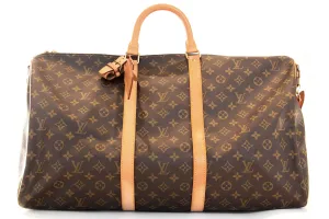 Louis Vuitton Monogram Keepall Bandouliere 55