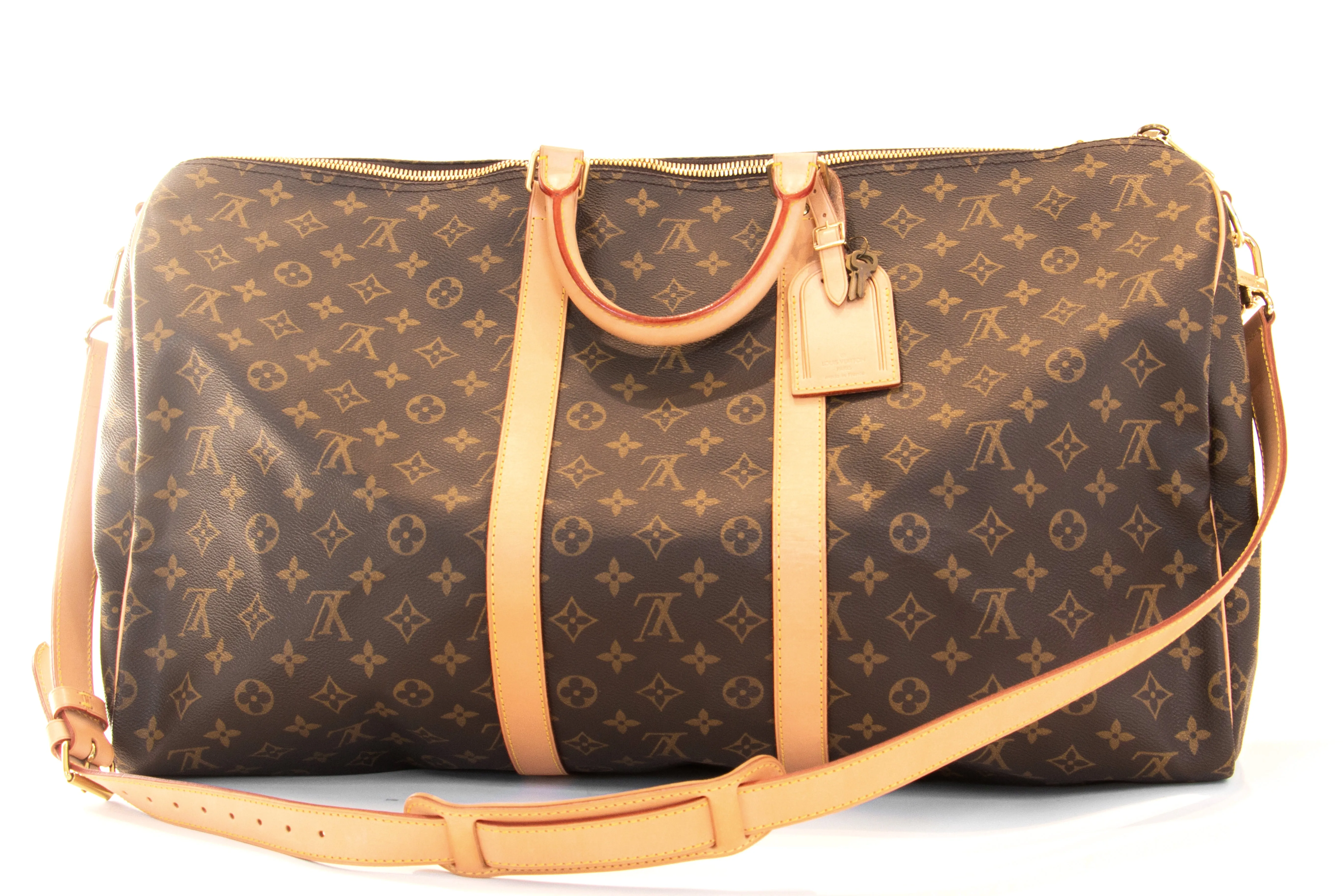 Louis Vuitton Monogram Keepall Bandouliere 55