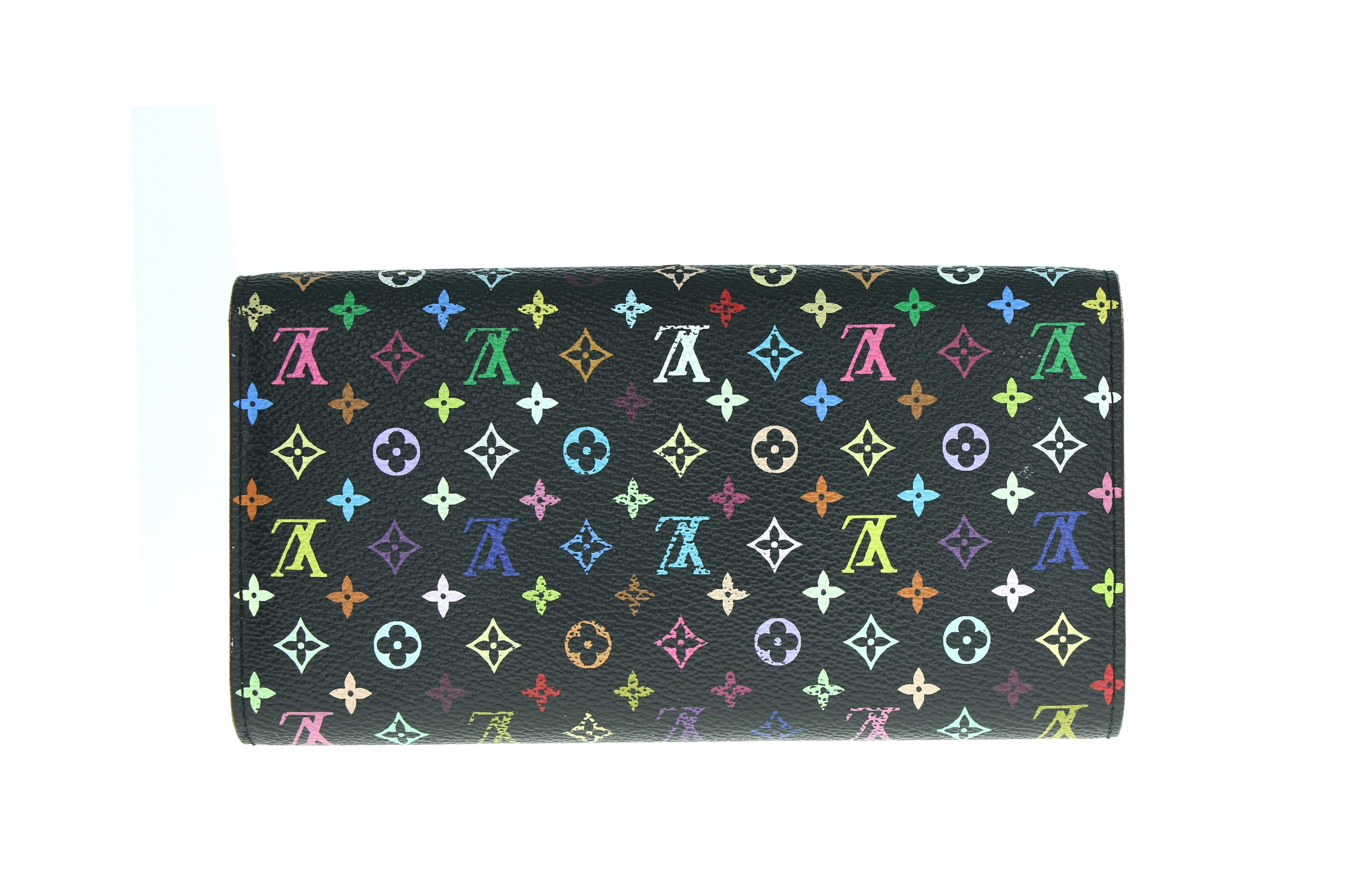 Louis Vuitton Monogram Multicolore Sarah Wallet (Black)
