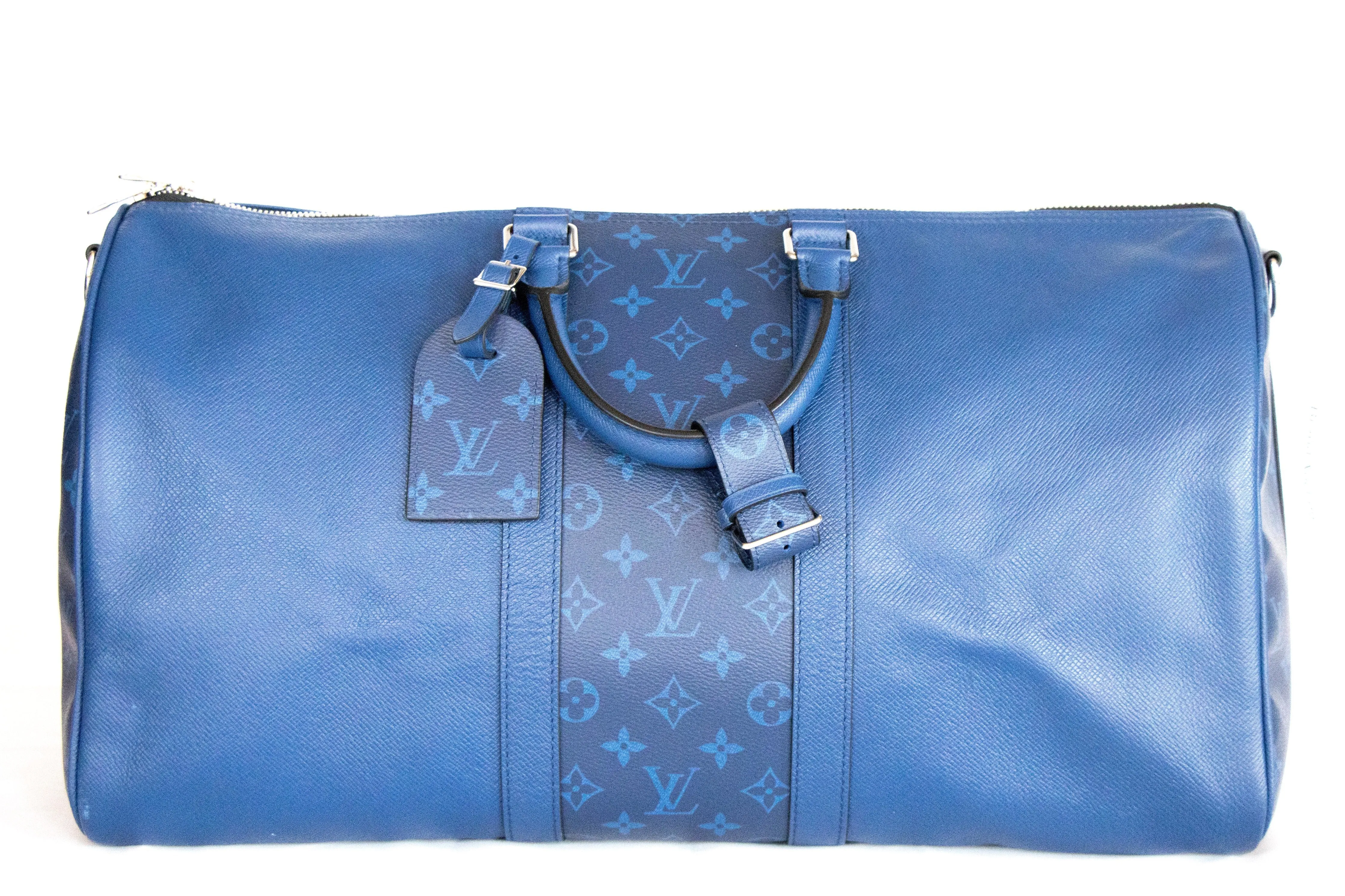 Louis Vuitton Monogram Taigarama Keepall Bandoulière 50