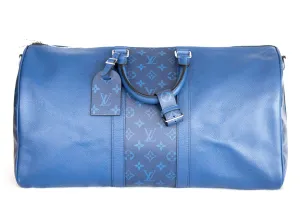 Louis Vuitton Monogram Taigarama Keepall Bandoulière 50