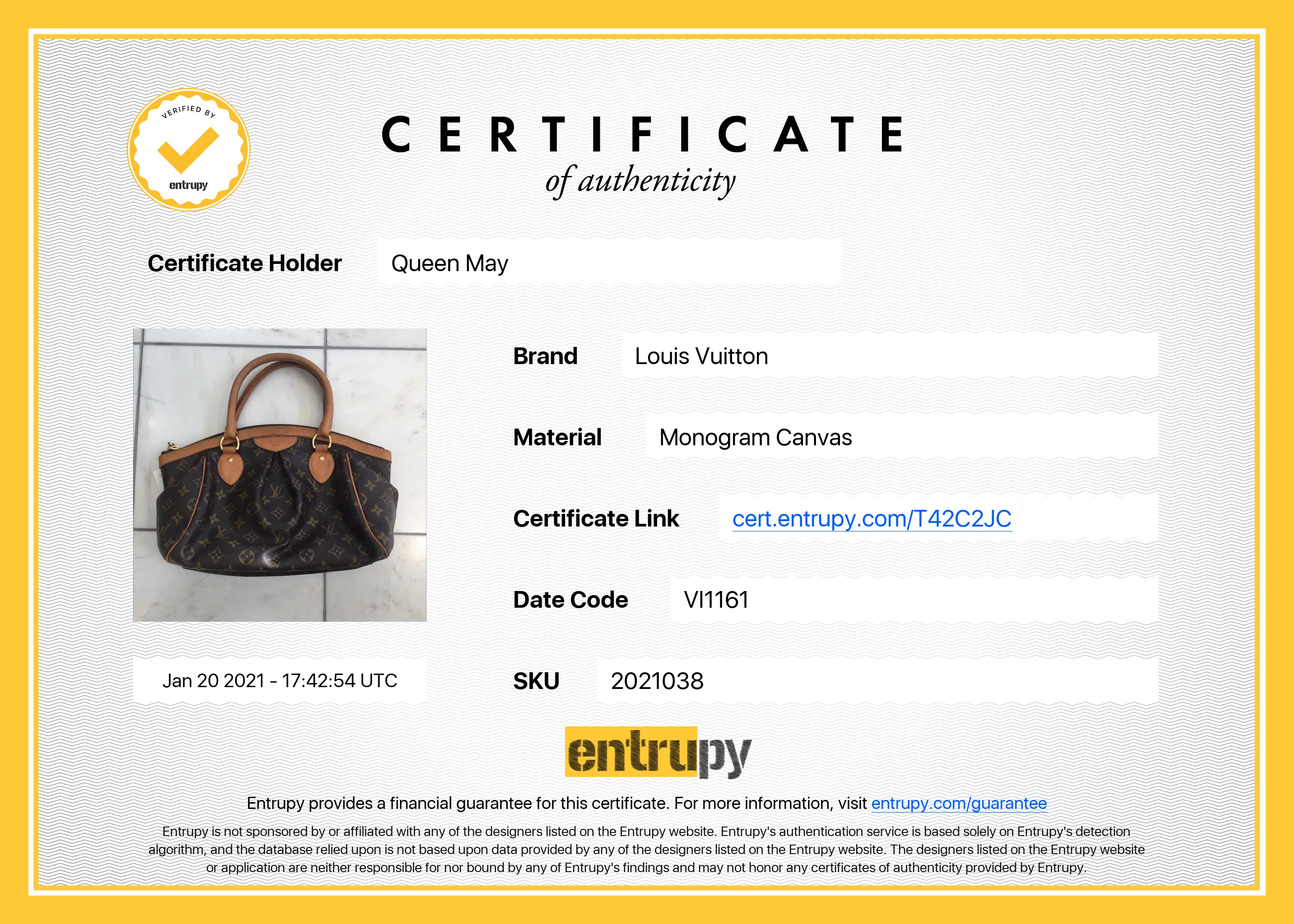 Louis Vuitton Monogram Tivoli PM