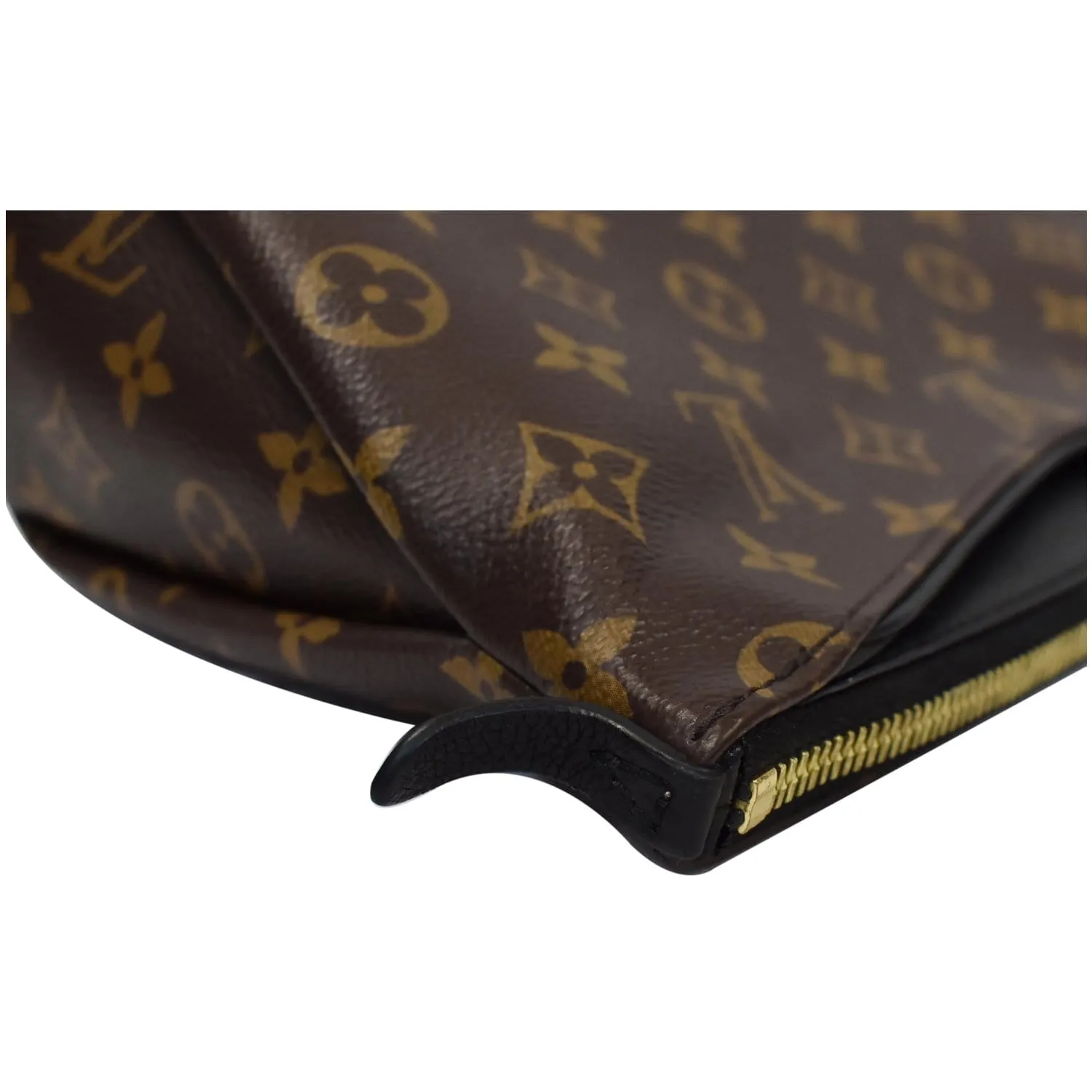 LOUIS VUITTON Pallas Monogram Canvas Beauty Case Cosmetic Bag Black