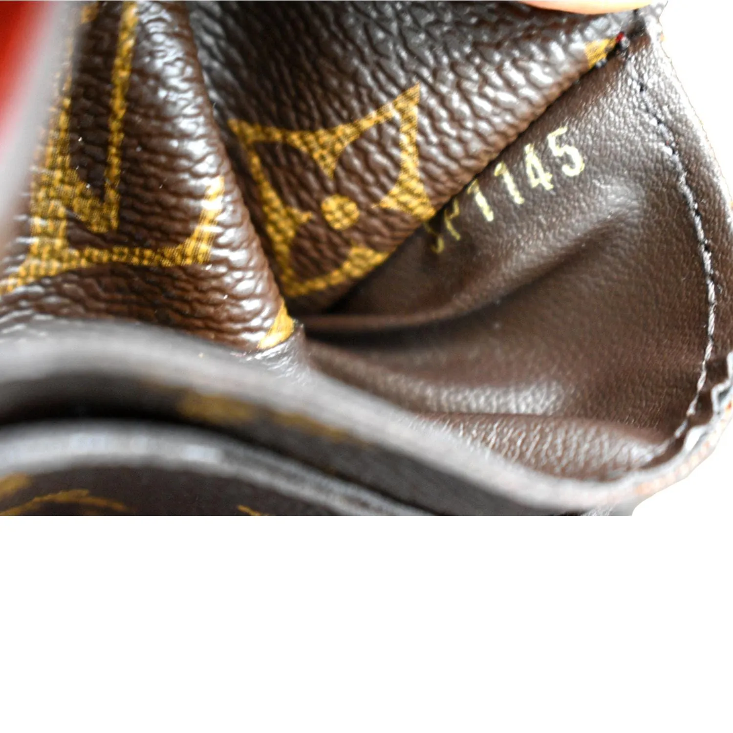 LOUIS VUITTON Pallas Monogram Canvas Wallet Brown