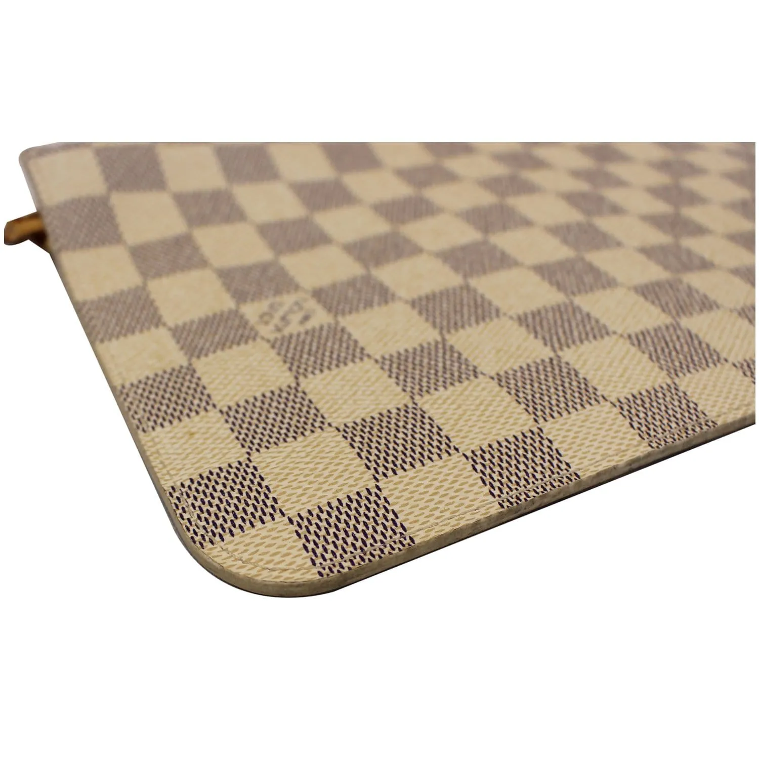 LOUIS VUITTON Pochette Wristlet Pouch Damier Azur Neverfull