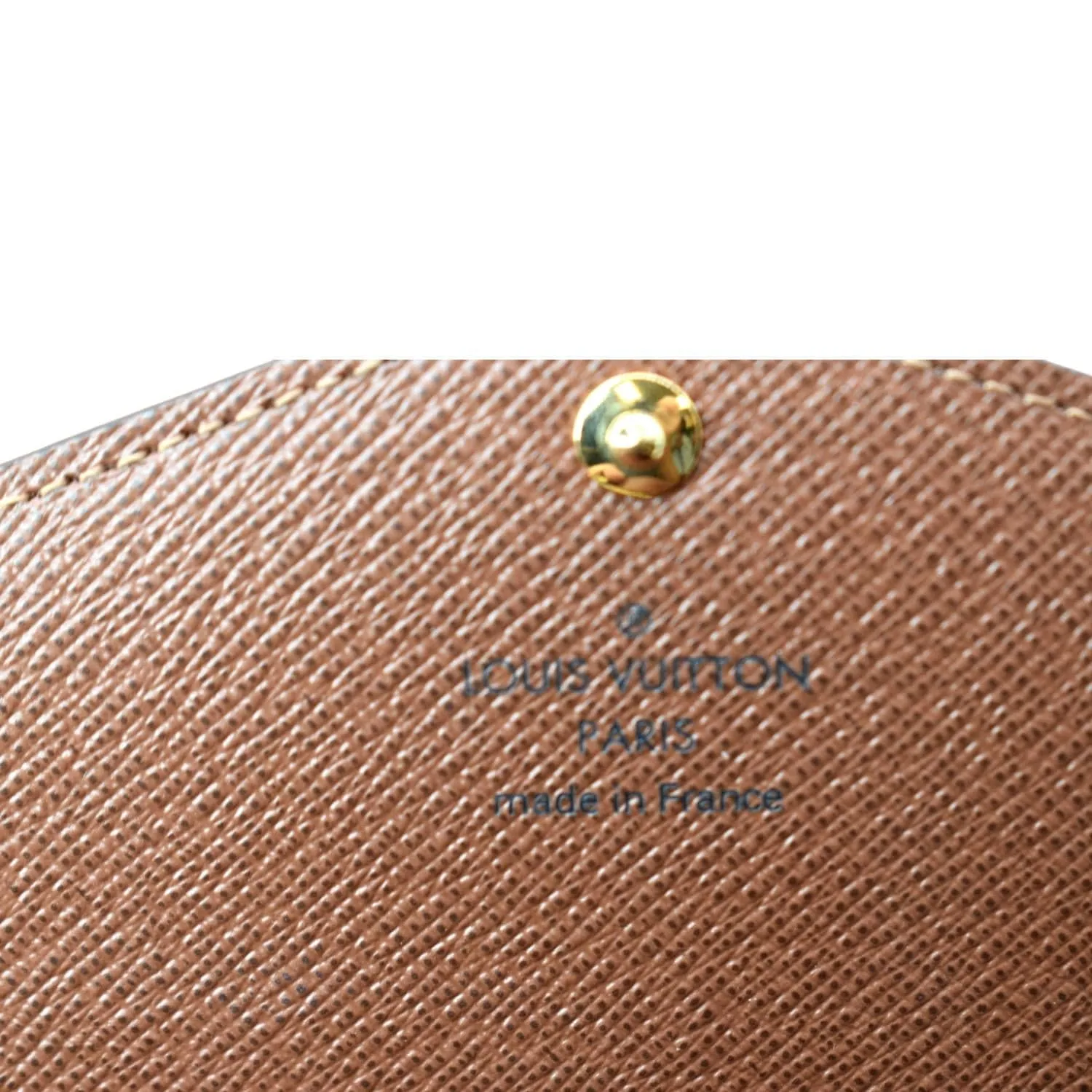 LOUIS VUITTON Sarah Monogram Canvas Wallet Brown