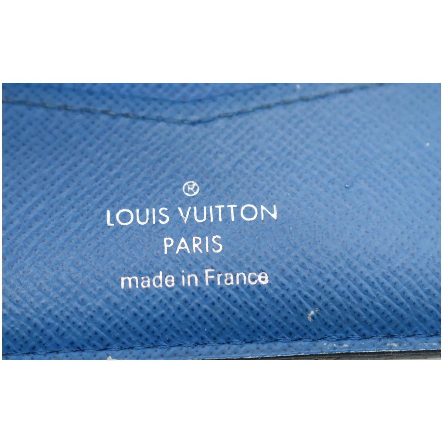 Louis Vuitton Slender Damier Graphite Canvas Wallet Blue