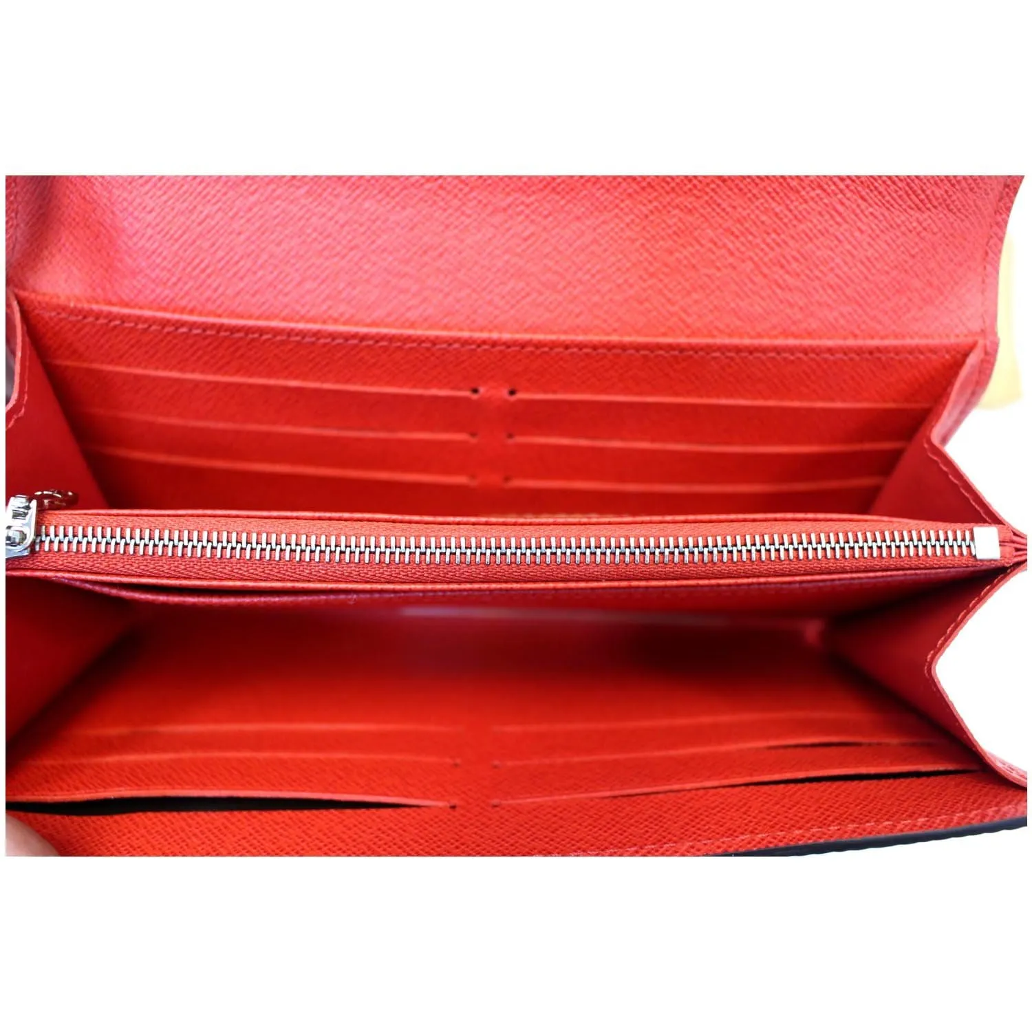 LOUIS VUITTON Twist Epi Leather Coquelicot Wallet