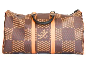 Louis Vuitton x Nigo Limited Collaboration 2020 Drip Giant Damier Keepall Bandouliere