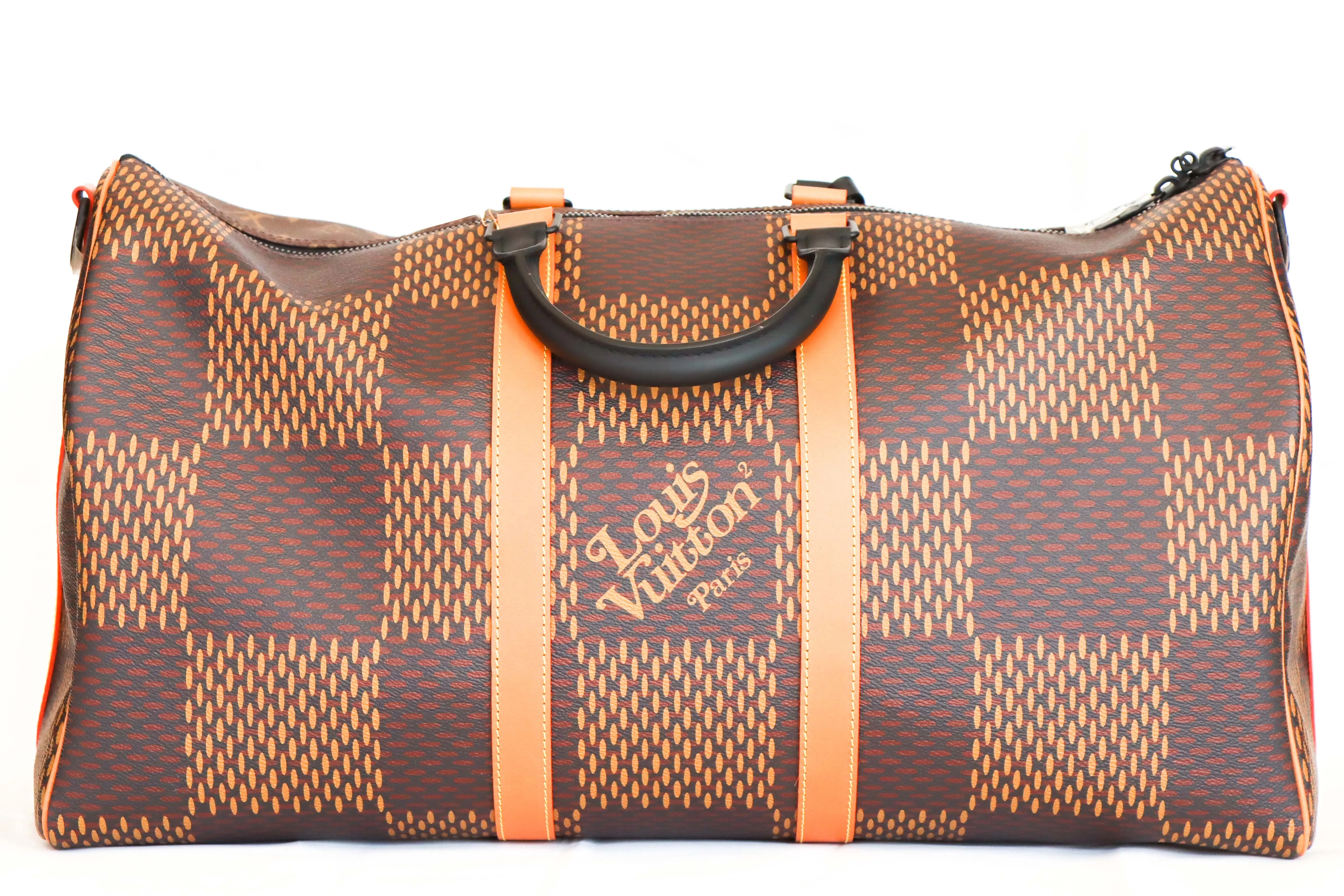 Louis Vuitton x Nigo Limited Collaboration 2020 Drip Giant Damier Keepall Bandouliere