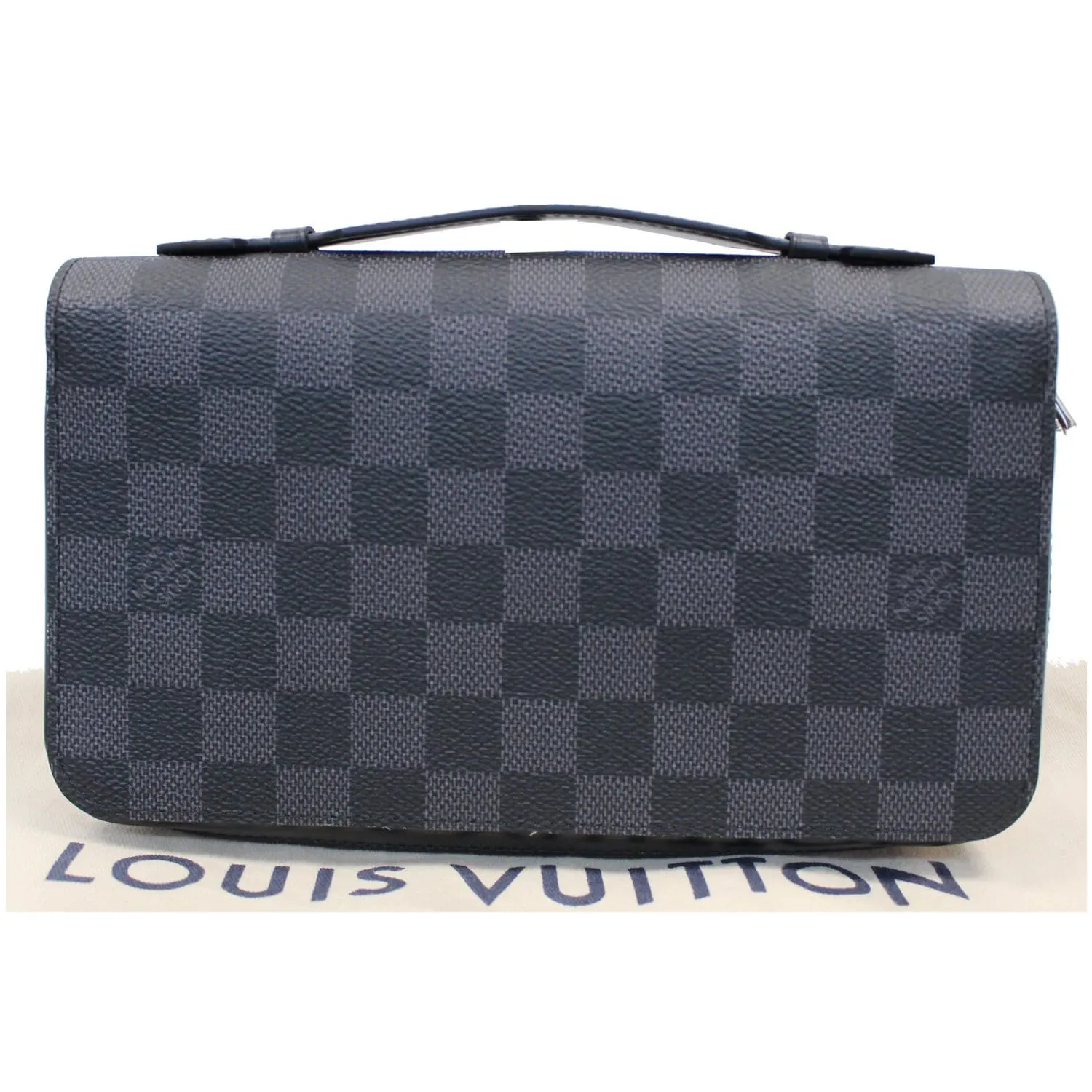 Louis Vuitton Zippy XL  Damier Graphite Wallet Black