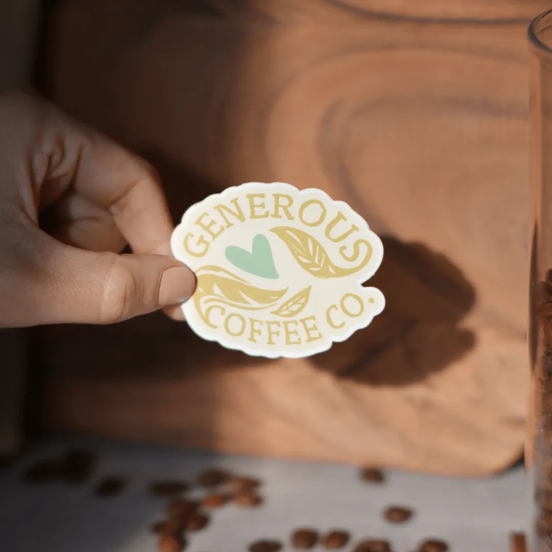 Love of Generous Coffee Co. Sticker