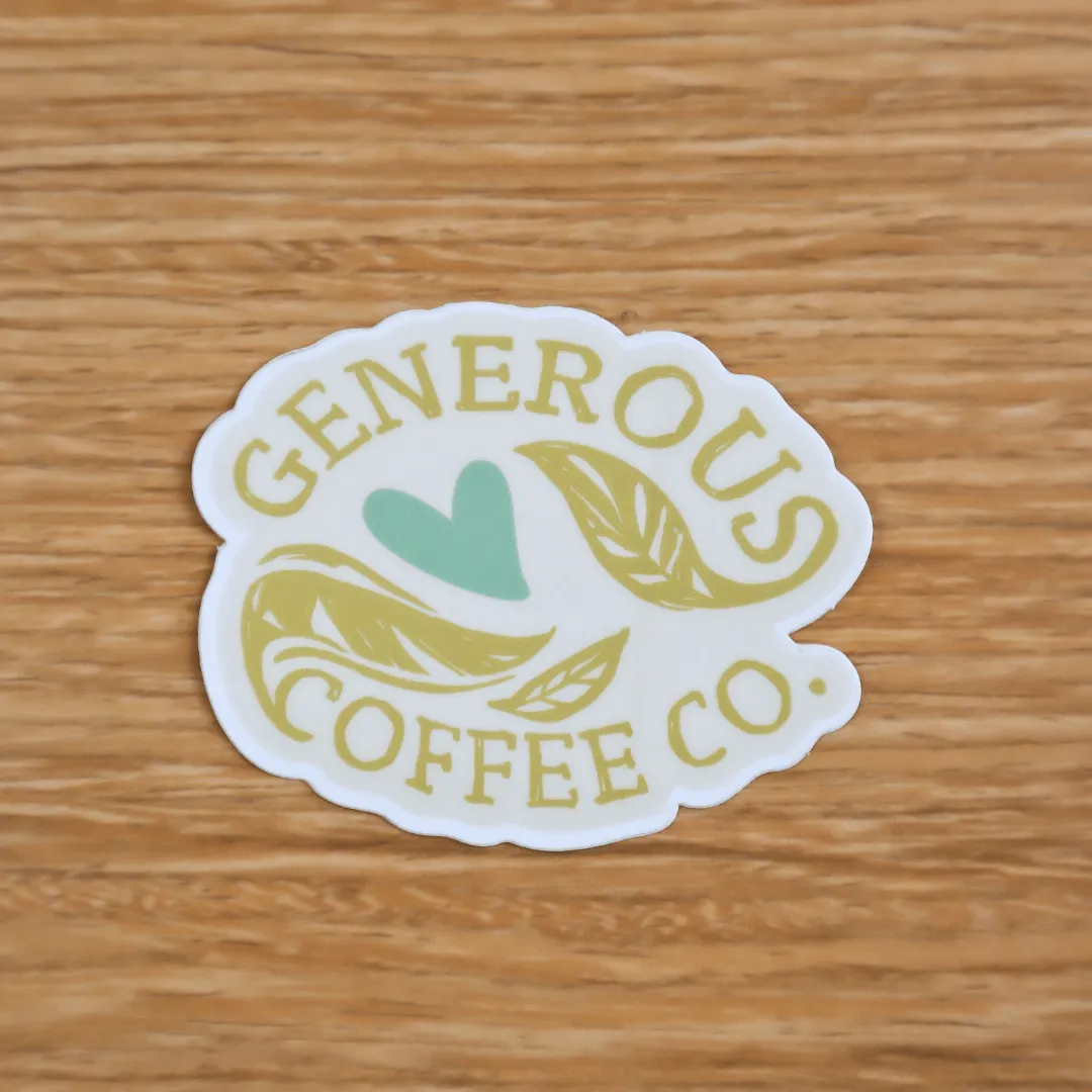 Love of Generous Coffee Co. Sticker