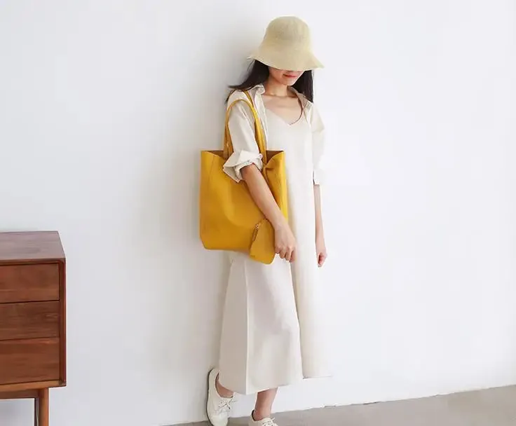luxury Soft Genuine Leather Women Shoulder Bags Large Capacity Female Totes Bag Brand Designer Leather Lady Handbag Casual